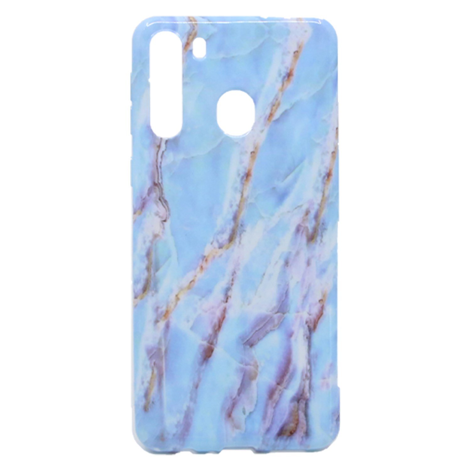 Nettech Samsung Galaxy A21 Uyumlu Mermer Desenli Arka Koruma Kılıf NT-79117