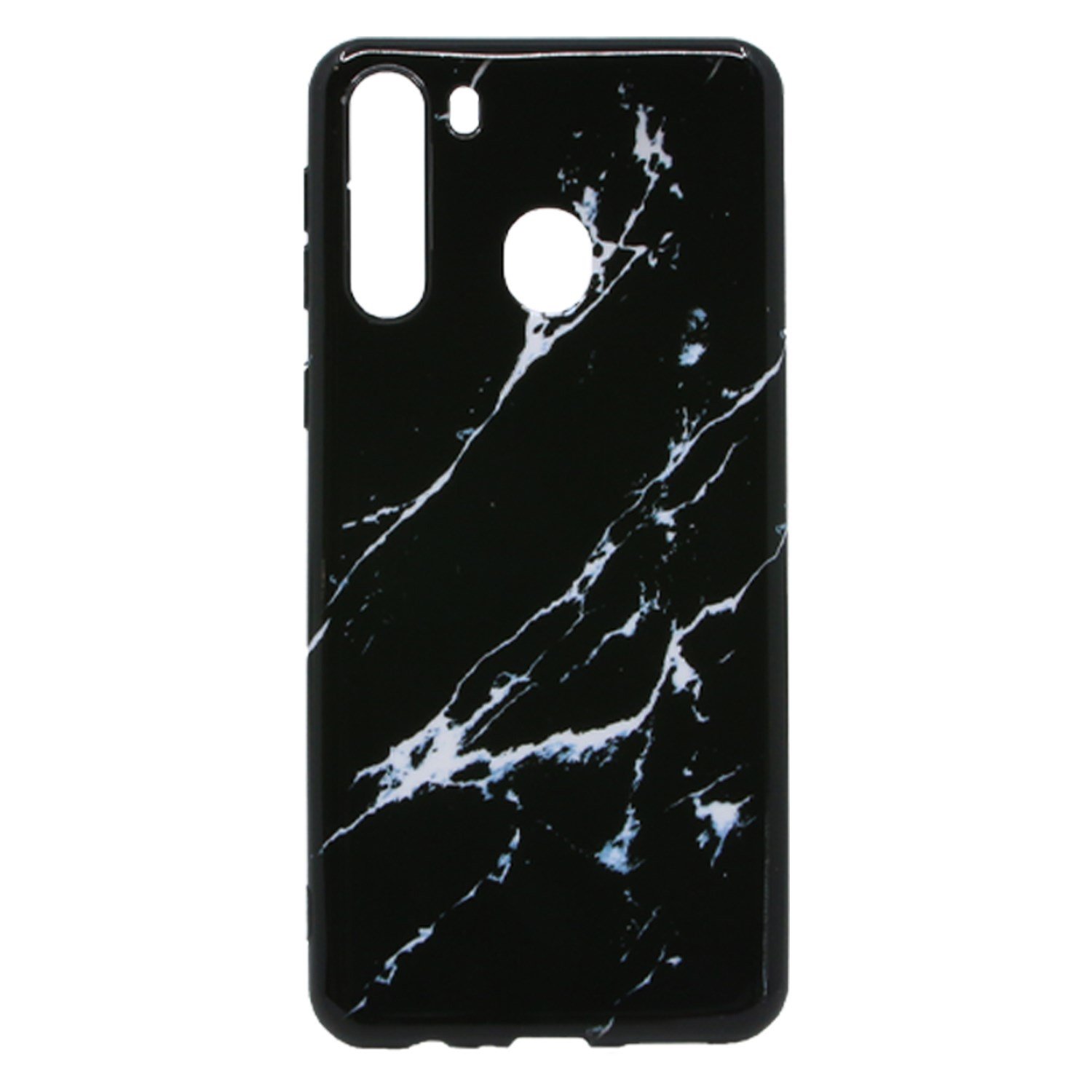 Nettech Samsung Galaxy A21 Uyumlu Mermer Desenli Arka Koruma Kılıf NT-79117