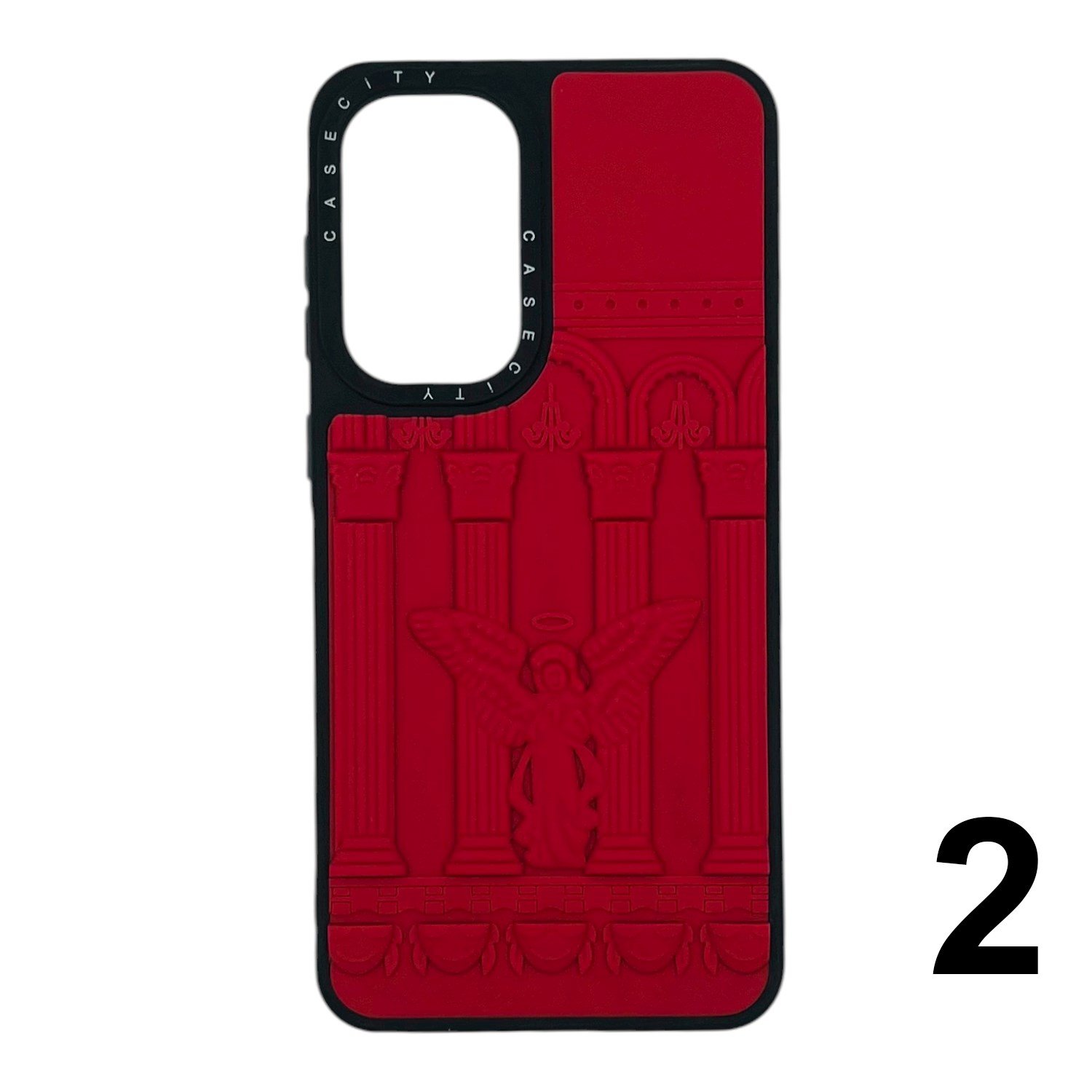 Nettech Samsung Galaxy A26 Uyumlu Casetify Kabartmalı Arka Koruma Kılıf NT-115264