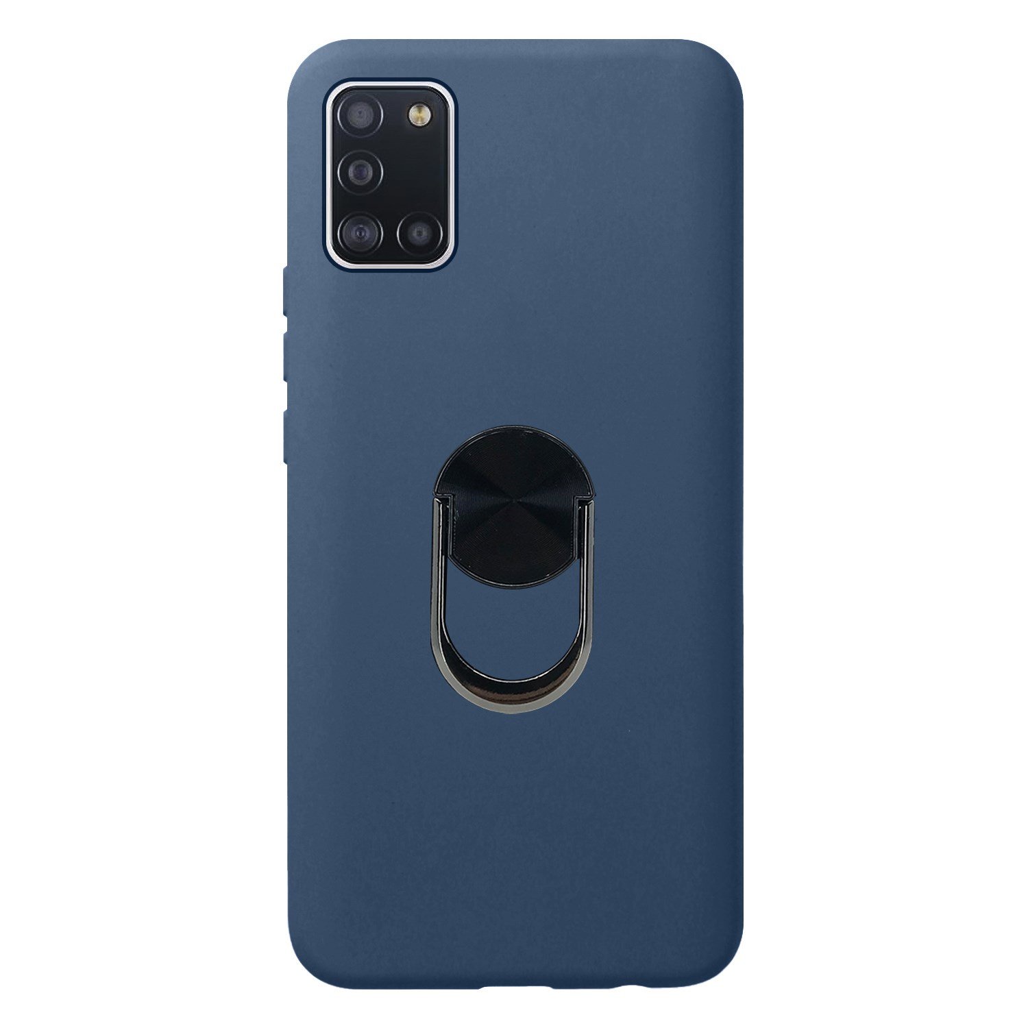 Nettech Samsung Galaxy A31 Uyumlu Leather Ring Nano Arka Koruma Kılıf NT-83076