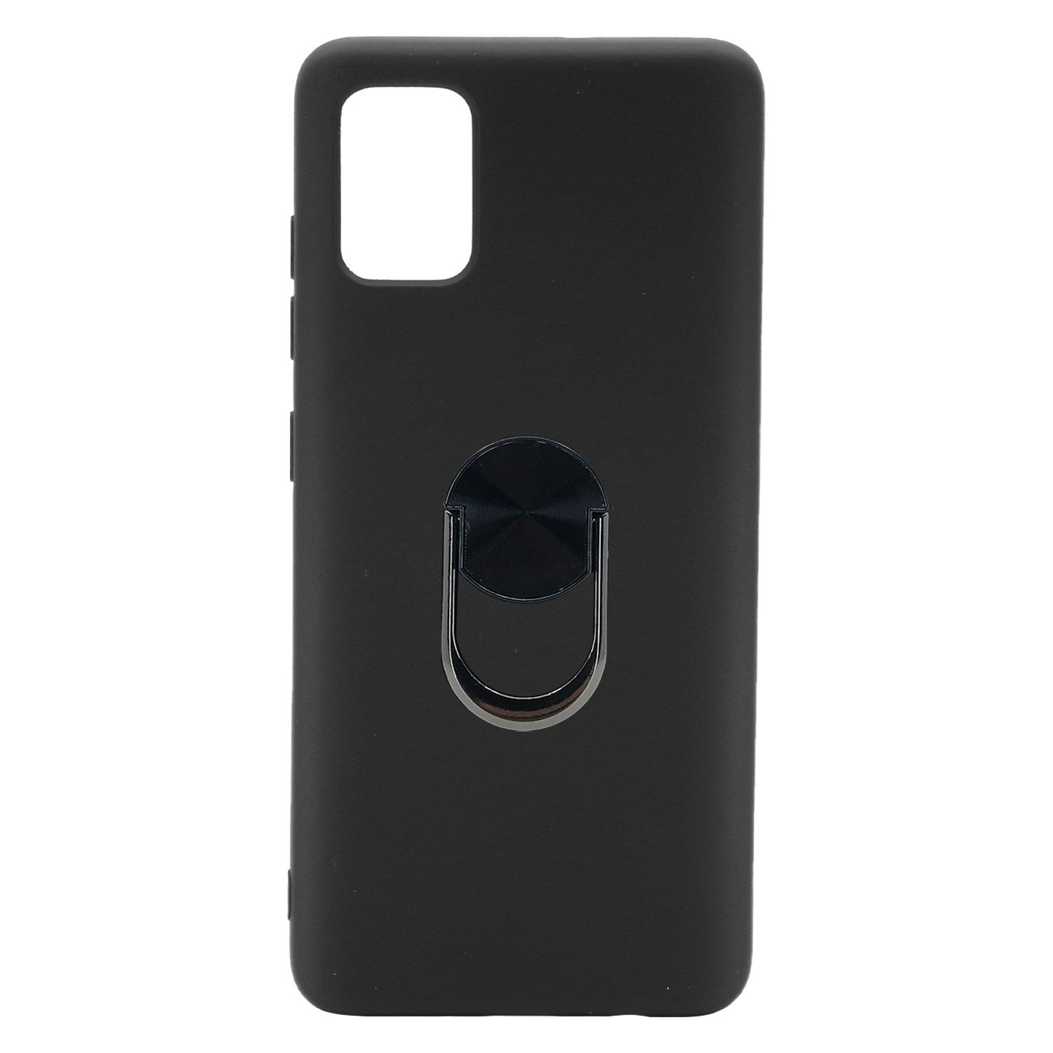 Nettech Samsung Galaxy A41 Uyumlu Leather Ring Nano Arka Koruma Kılıf NT-83053