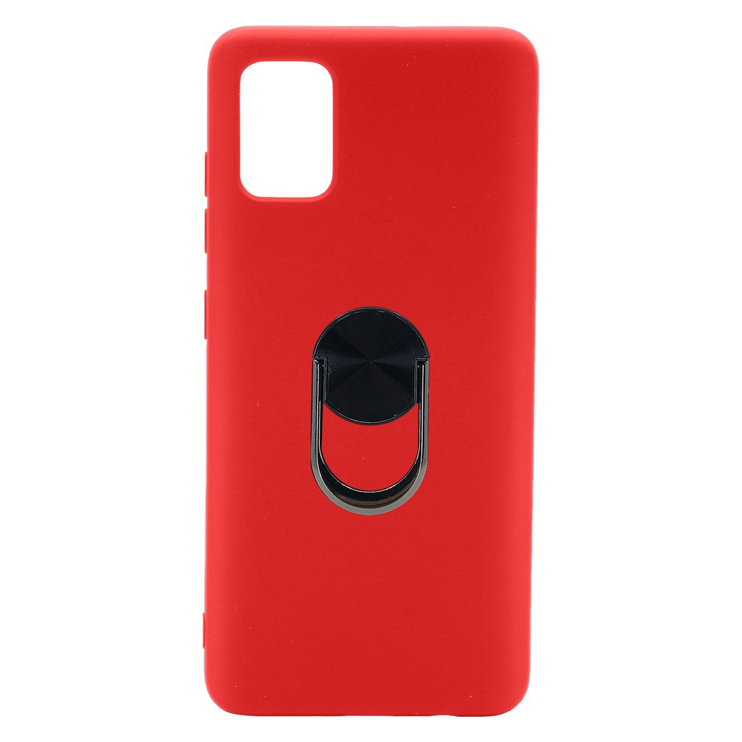 Nettech Samsung Galaxy A51 Uyumlu Leather Ring Nano Arka Koruma Kılıf NT-82896