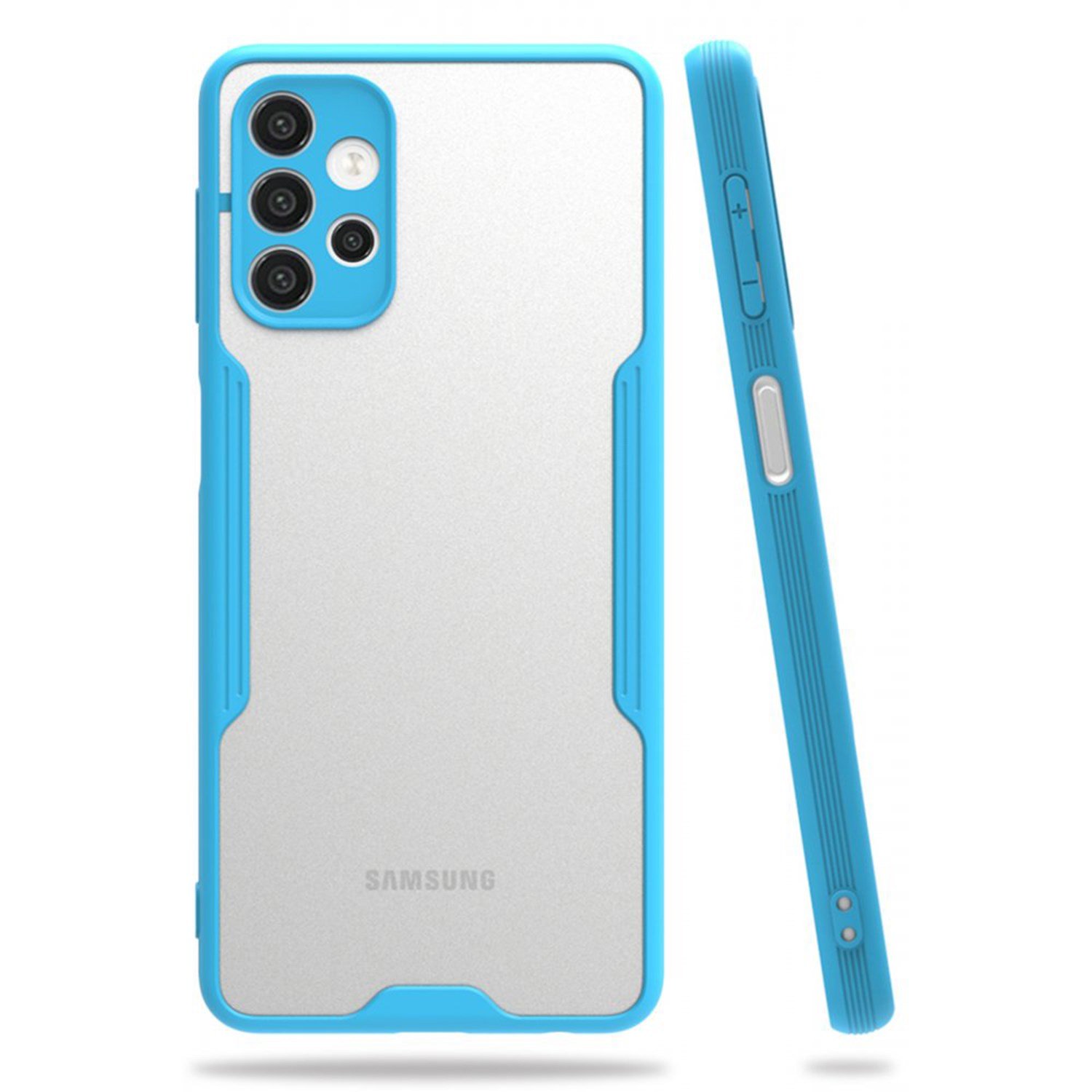 Nettech Samsung Galaxy A52 Uyumlu Platin Seri Arka Koruma Kılıf NT-86399