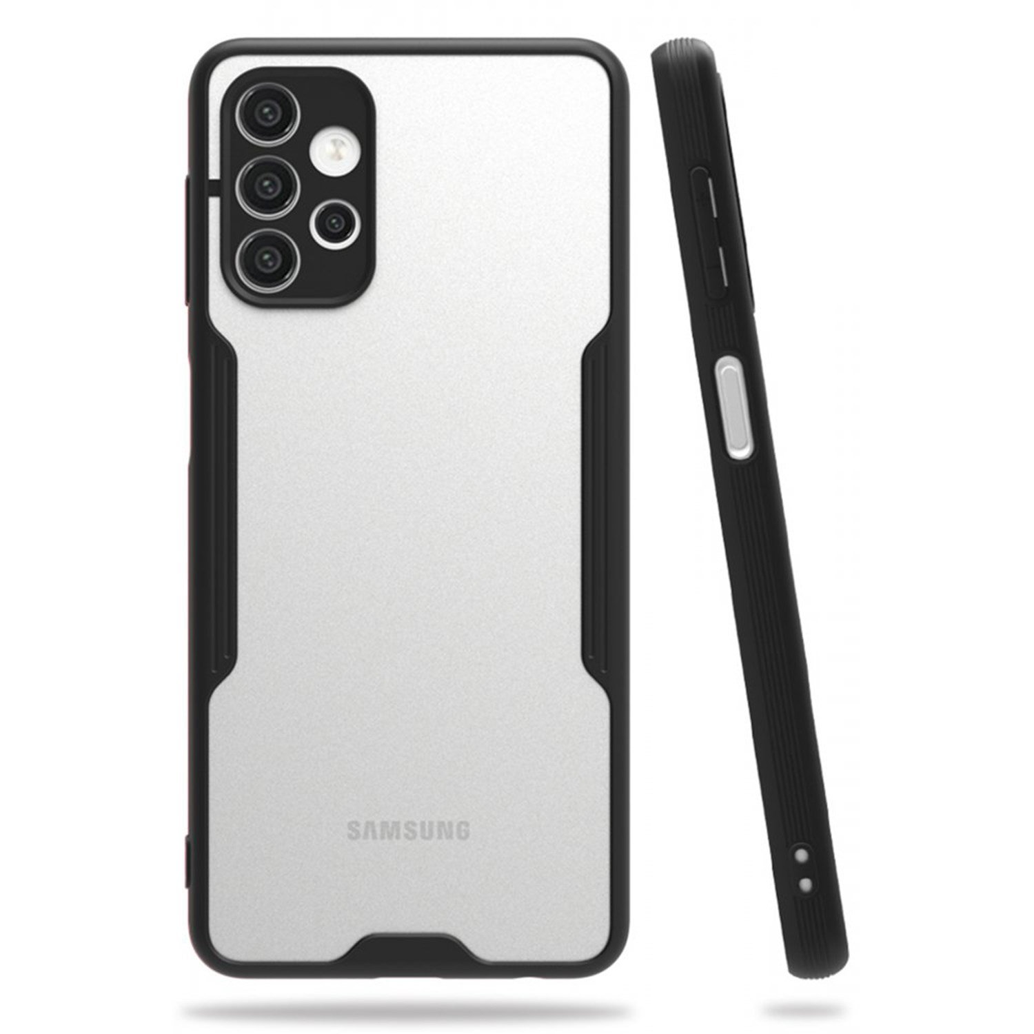 Nettech Samsung Galaxy A52 Uyumlu Platin Seri Arka Koruma Kılıf NT-86399