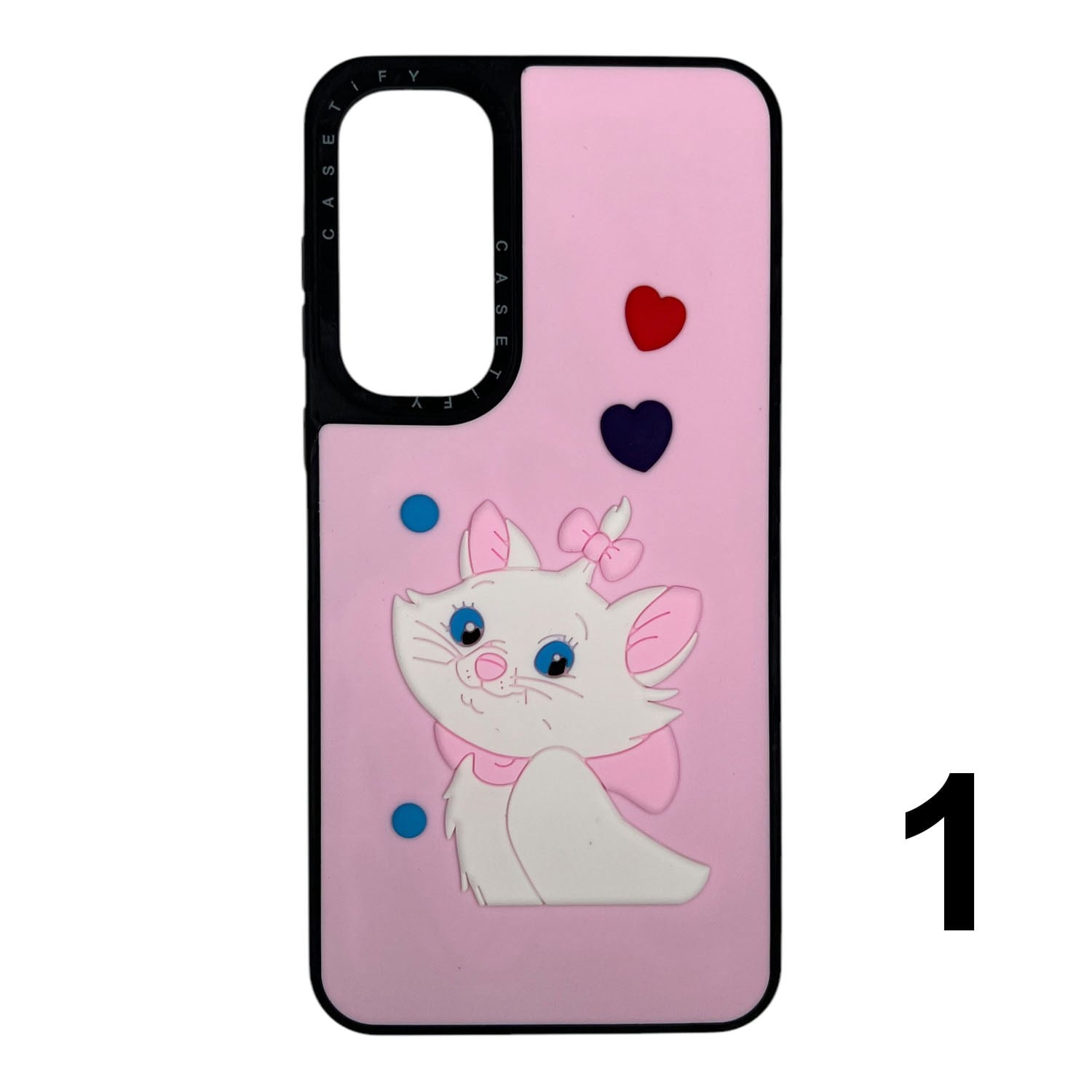 Nettech Samsung Galaxy A55 Uyumlu Casetify Kabartmalı Arka Koruma Kılıf NT-112029