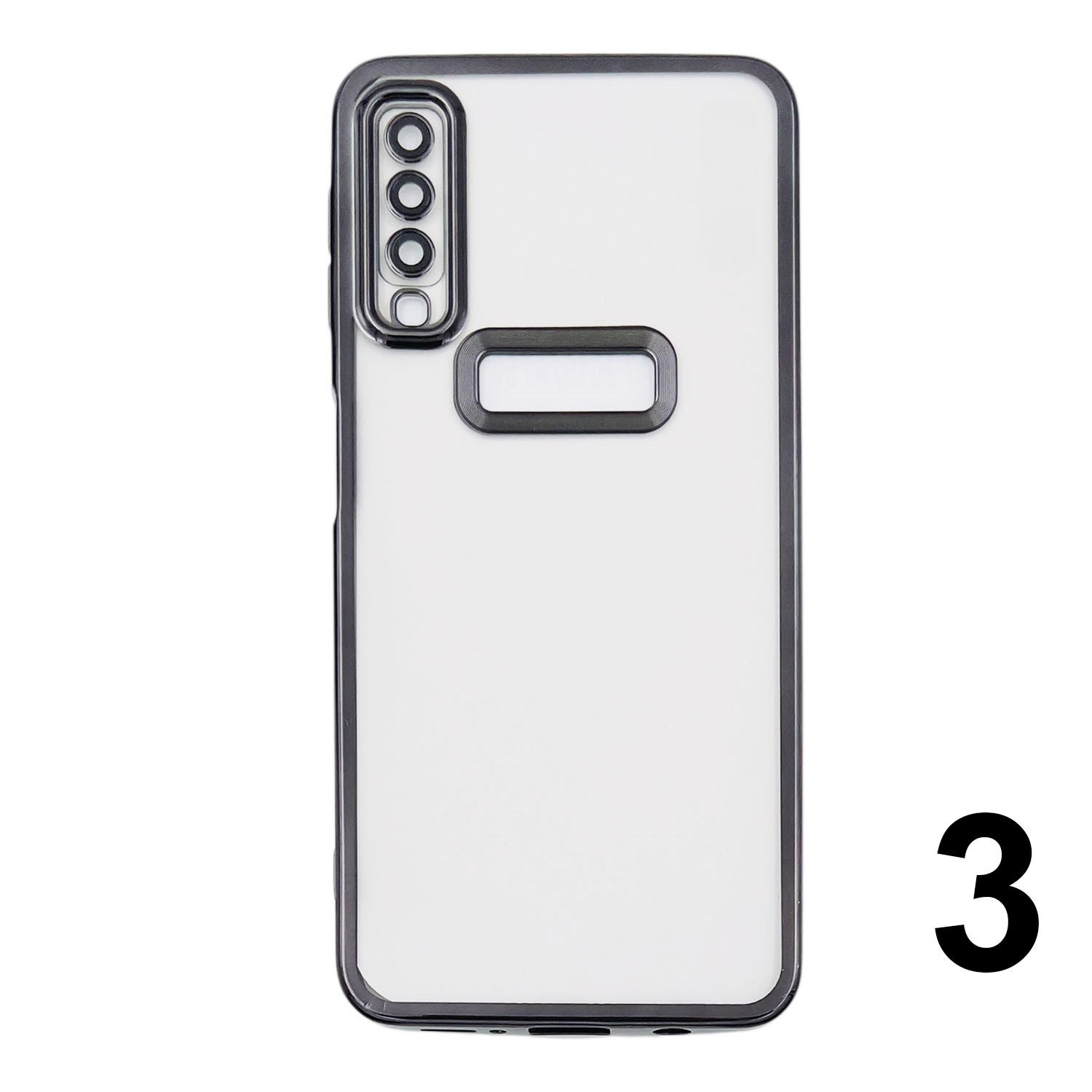 Nettech Samsung Galaxy A7 2018 Sm-A750F Uyumlu Round Silikon Seri Arka Koruma Kılıf NT-107104