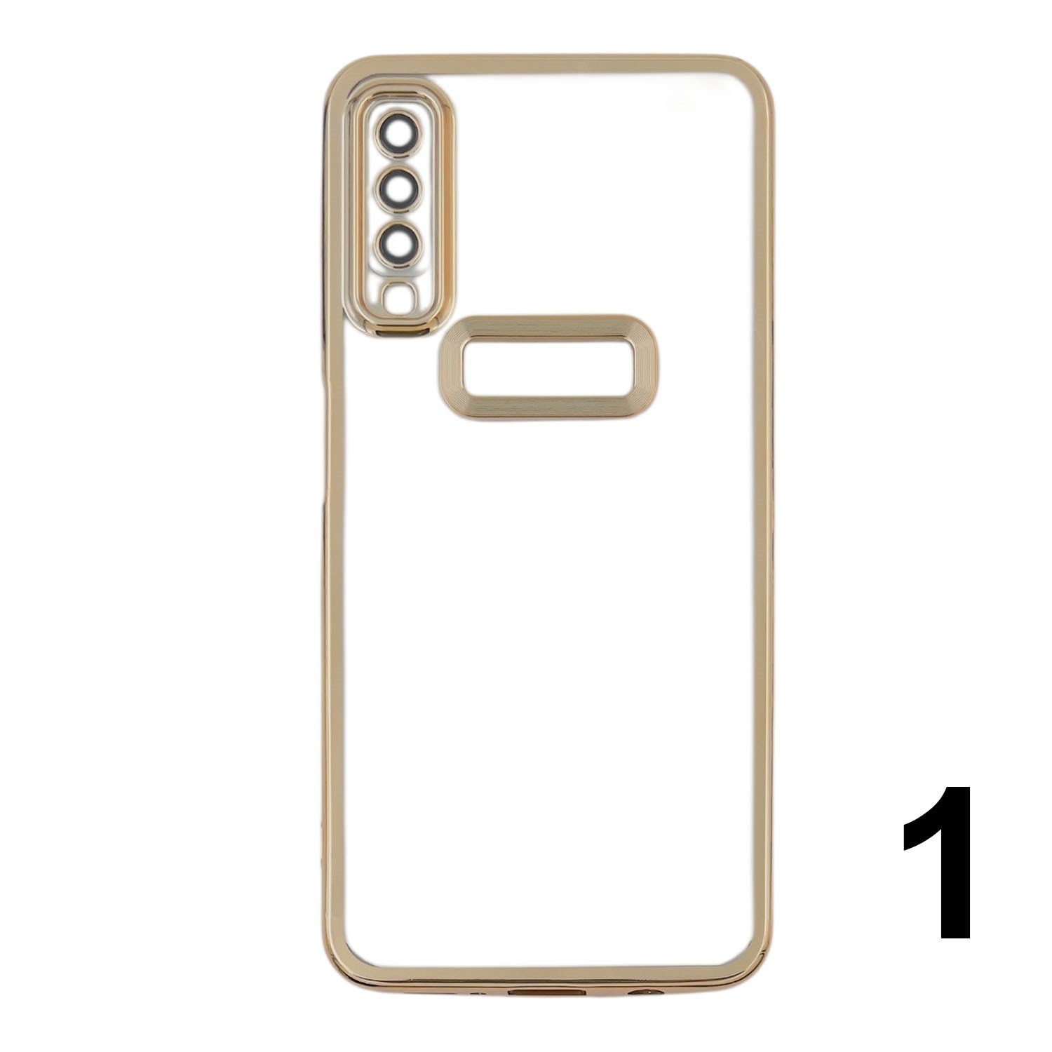 Nettech Samsung Galaxy A7 2018 Sm-A750F Uyumlu Round Silikon Seri Arka Koruma Kılıf NT-107104