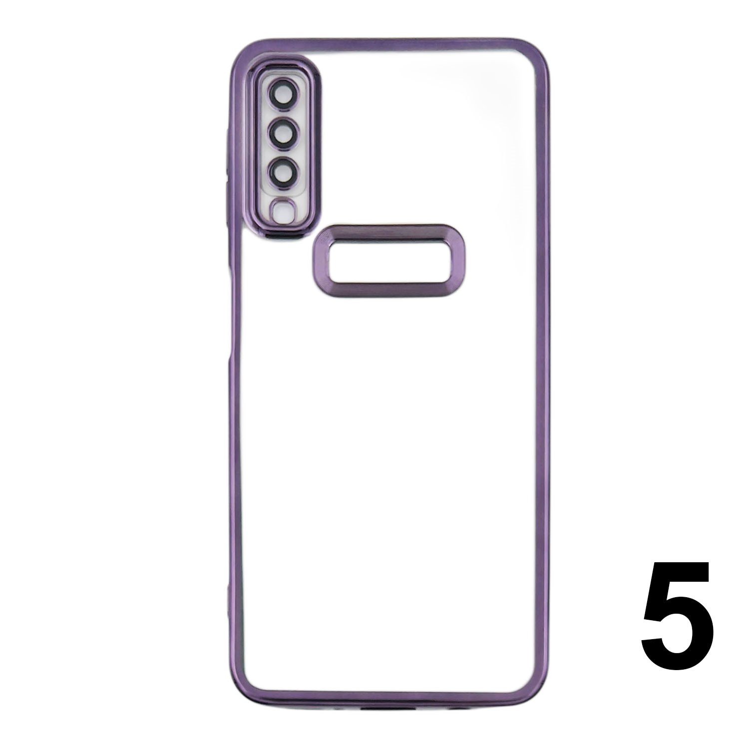 Nettech Samsung Galaxy A7 2018 Sm-A750F Uyumlu Round Silikon Seri Arka Koruma Kılıf NT-107104