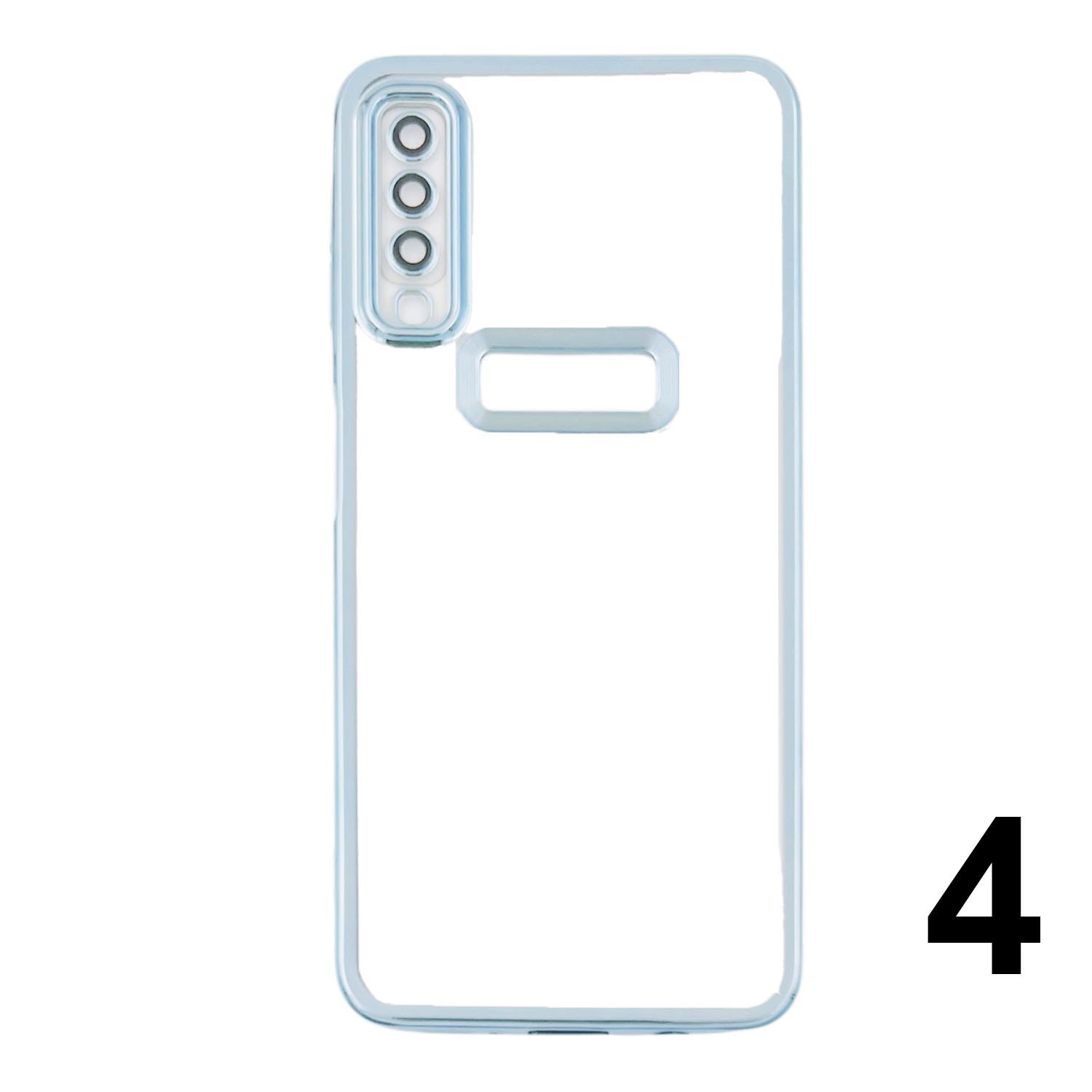 Nettech Samsung Galaxy A7 2018 Sm-A750F Uyumlu Round Silikon Seri Arka Koruma Kılıf NT-107104