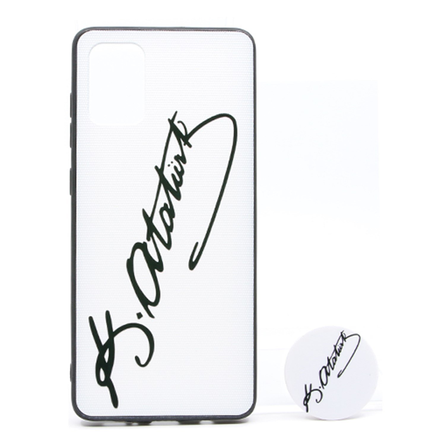 Nettech Samsung Galaxy A71 Uyumlu Desenli Popsocket Seri Arka Koruma Kılıf NT-79698