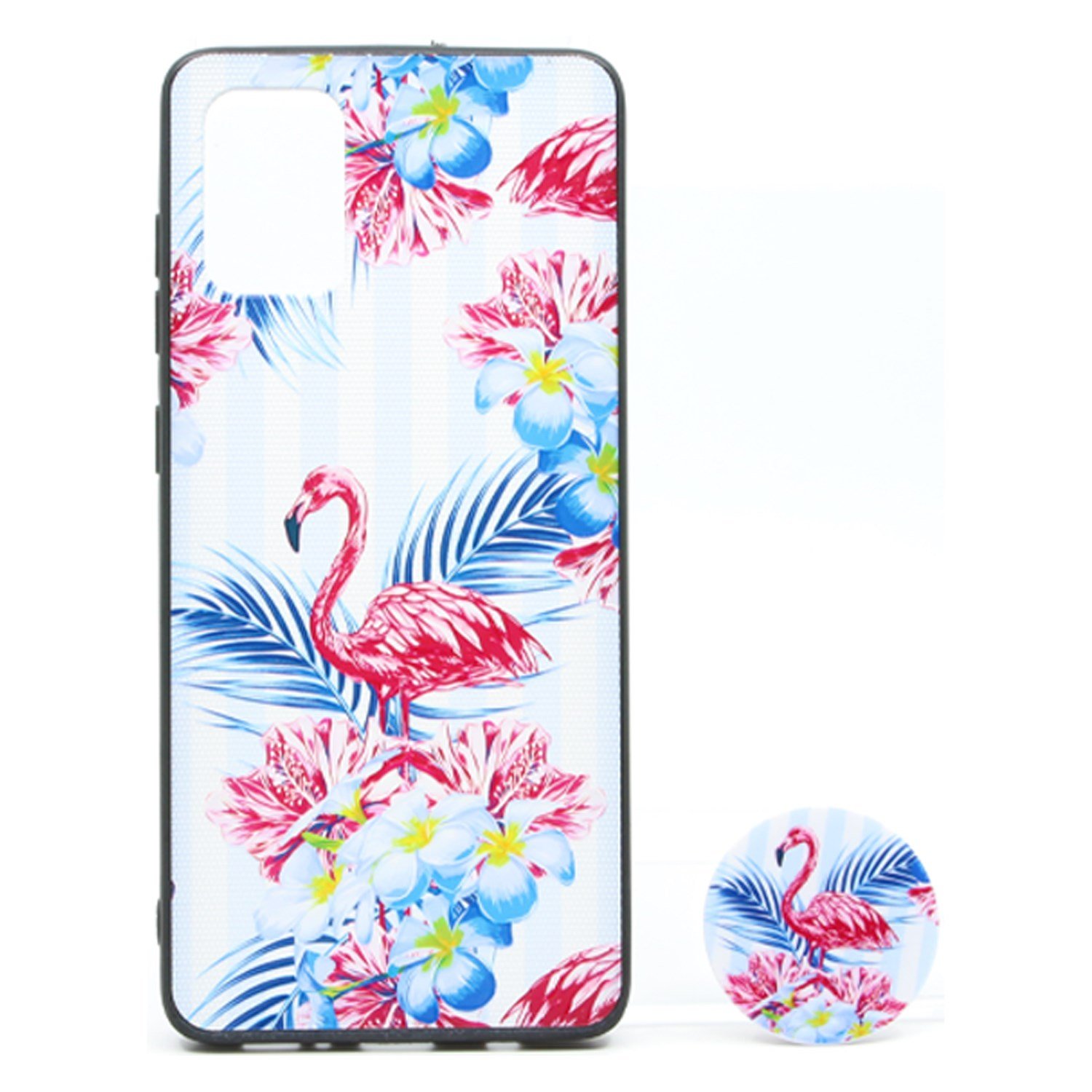 Nettech Samsung Galaxy A71 Uyumlu Desenli Popsocket Seri Arka Koruma Kılıf NT-79698