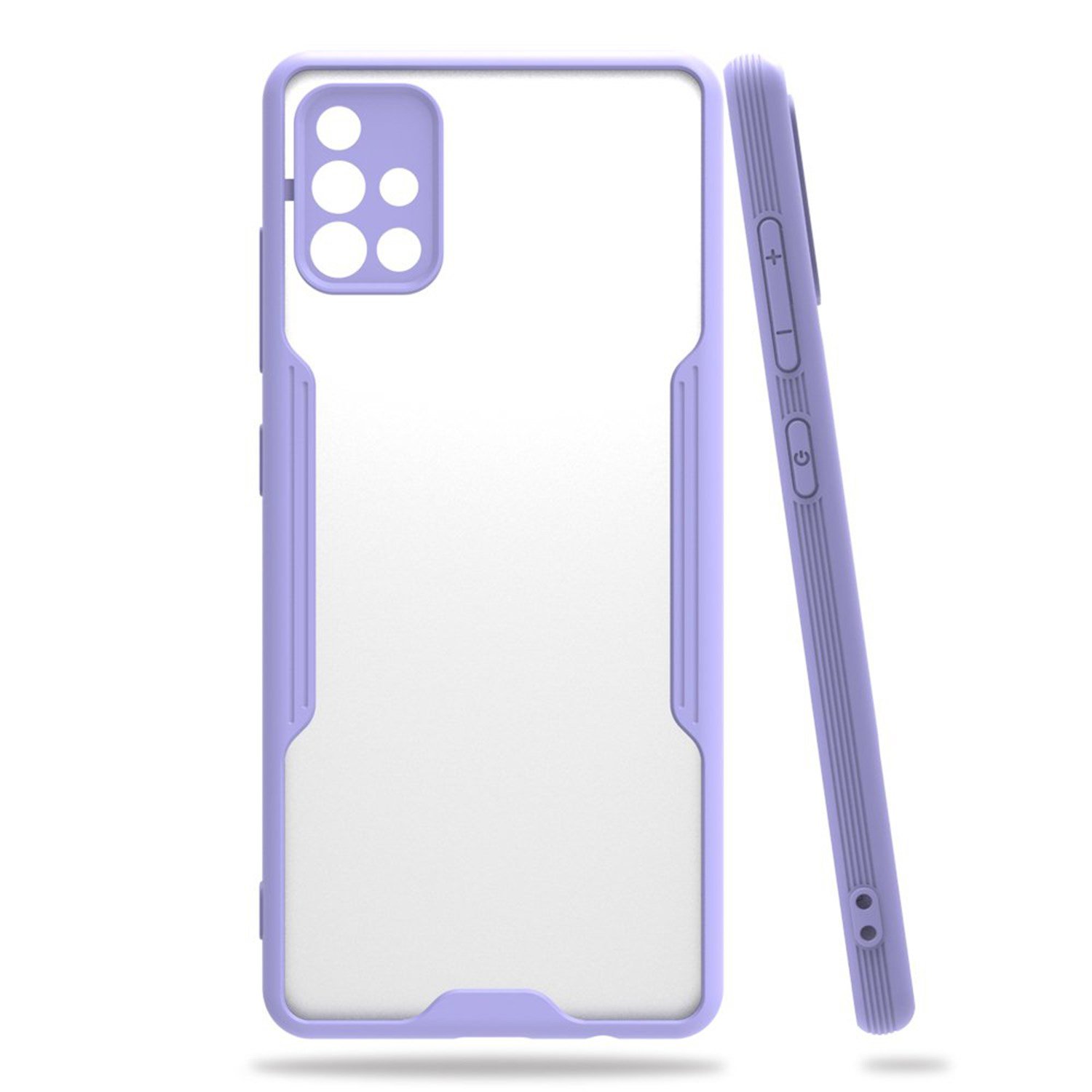 Nettech Samsung Galaxy A71 Uyumlu Platin Seri Arka Koruma Kılıf NT-86360