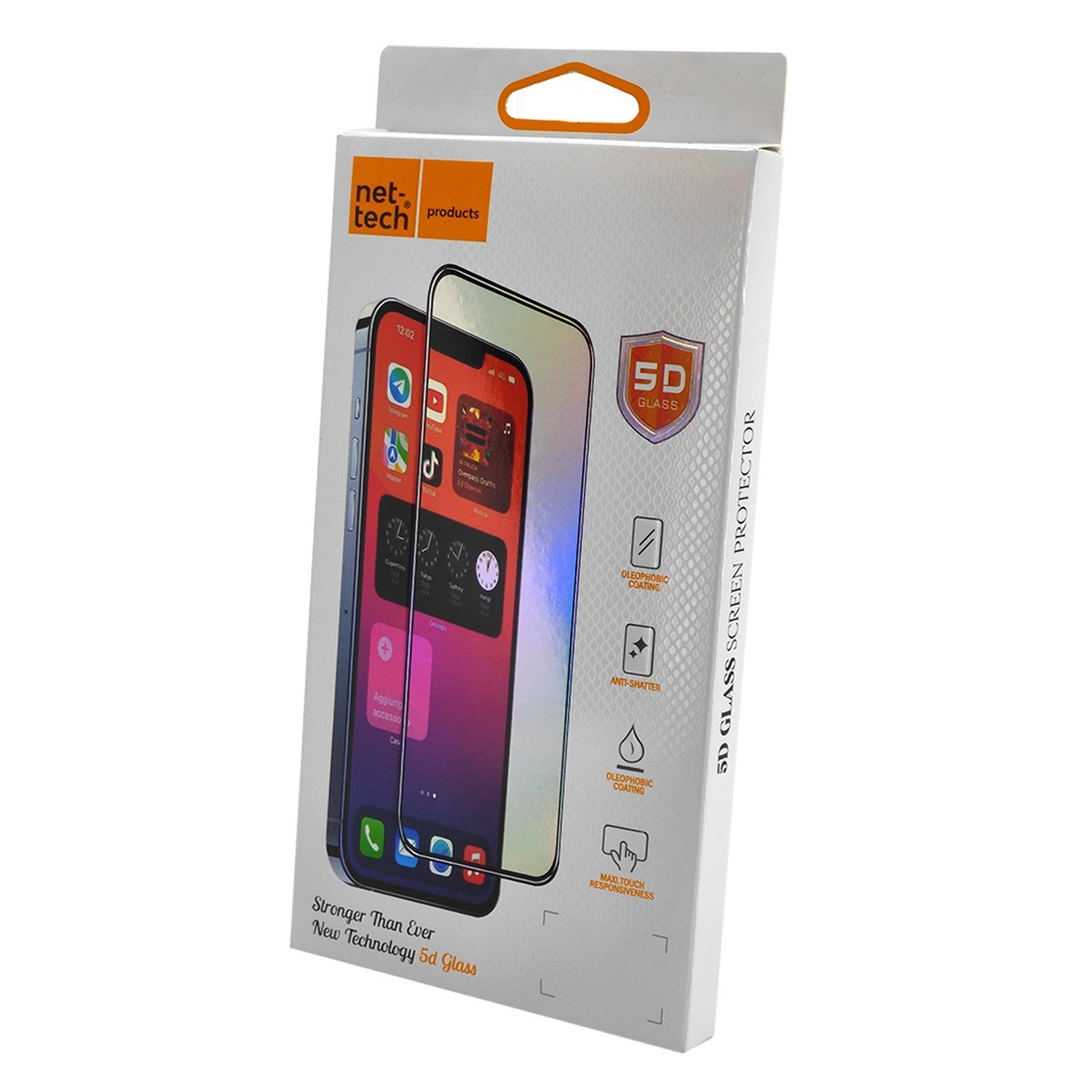 Nettech Samsung Galaxy A90 Uyumlu 5D Glas Full Cam Koruyucu VR-18372