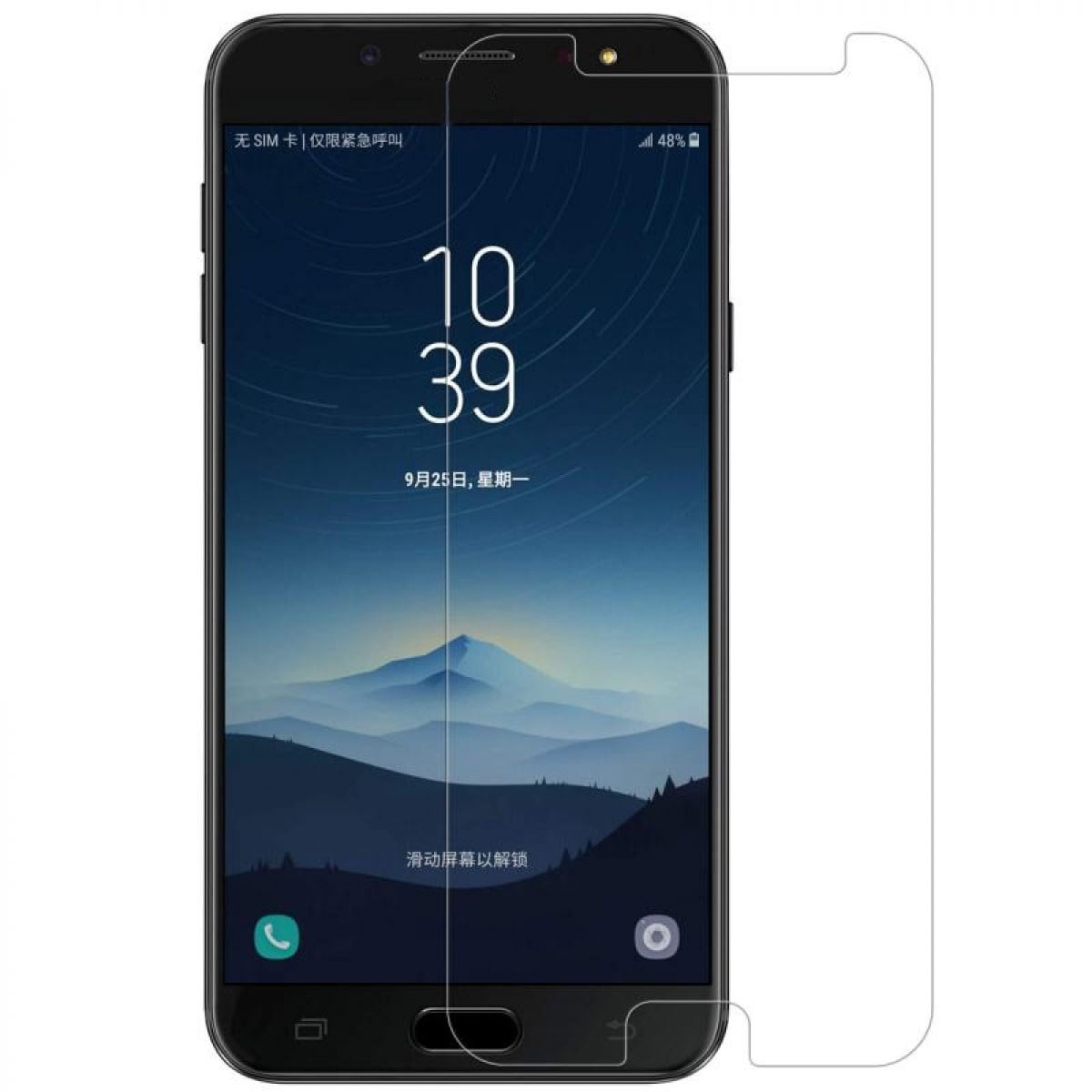 Nettech Samsung Galaxy C7100 C8 2015 Uyumlu Ön Koruma Cam Ekran Koruyucu NT-20674