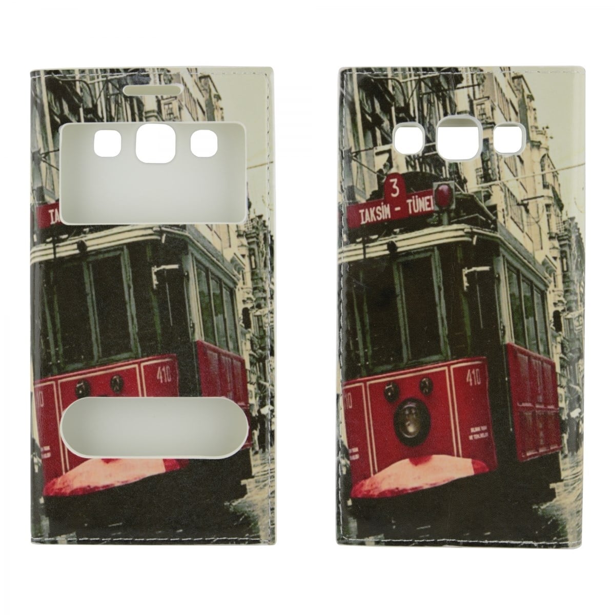 Nettech Samsung Galaxy E500 E5 2015 Uyumlu Kapaklı Kılıf Kapaklı Kılıf NT-3456