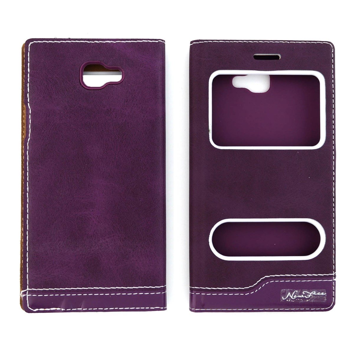 Nettech Samsung Galaxy G570 J5 Prime Uyumlu Pencereli Kapaklı Kılıf VR-1114