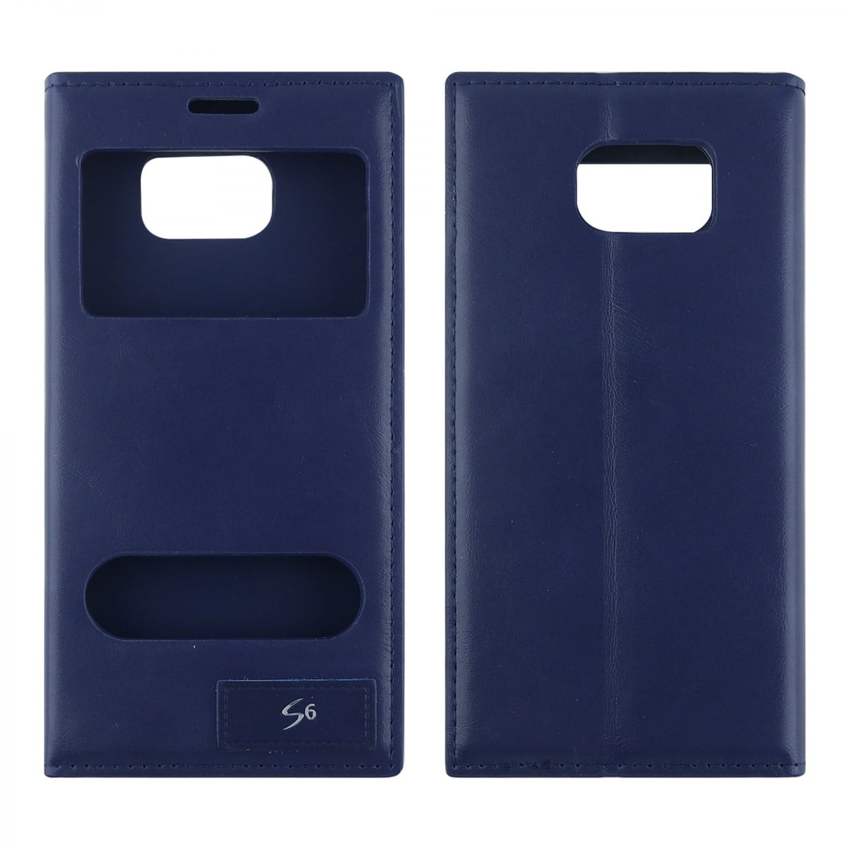 Nettech Samsung Galaxy G920 S6 Uyumlu Kapaklı Kılıf Kapaklı Kılıf VR-4923