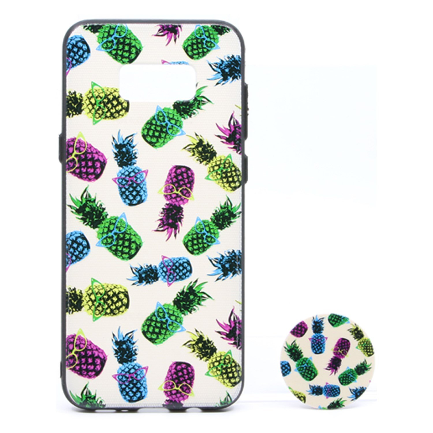 Nettech Samsung Galaxy G955 S8 Plus Uyumlu Desenli Popsocket Seri Arka Koruma Kılıf NT-79689