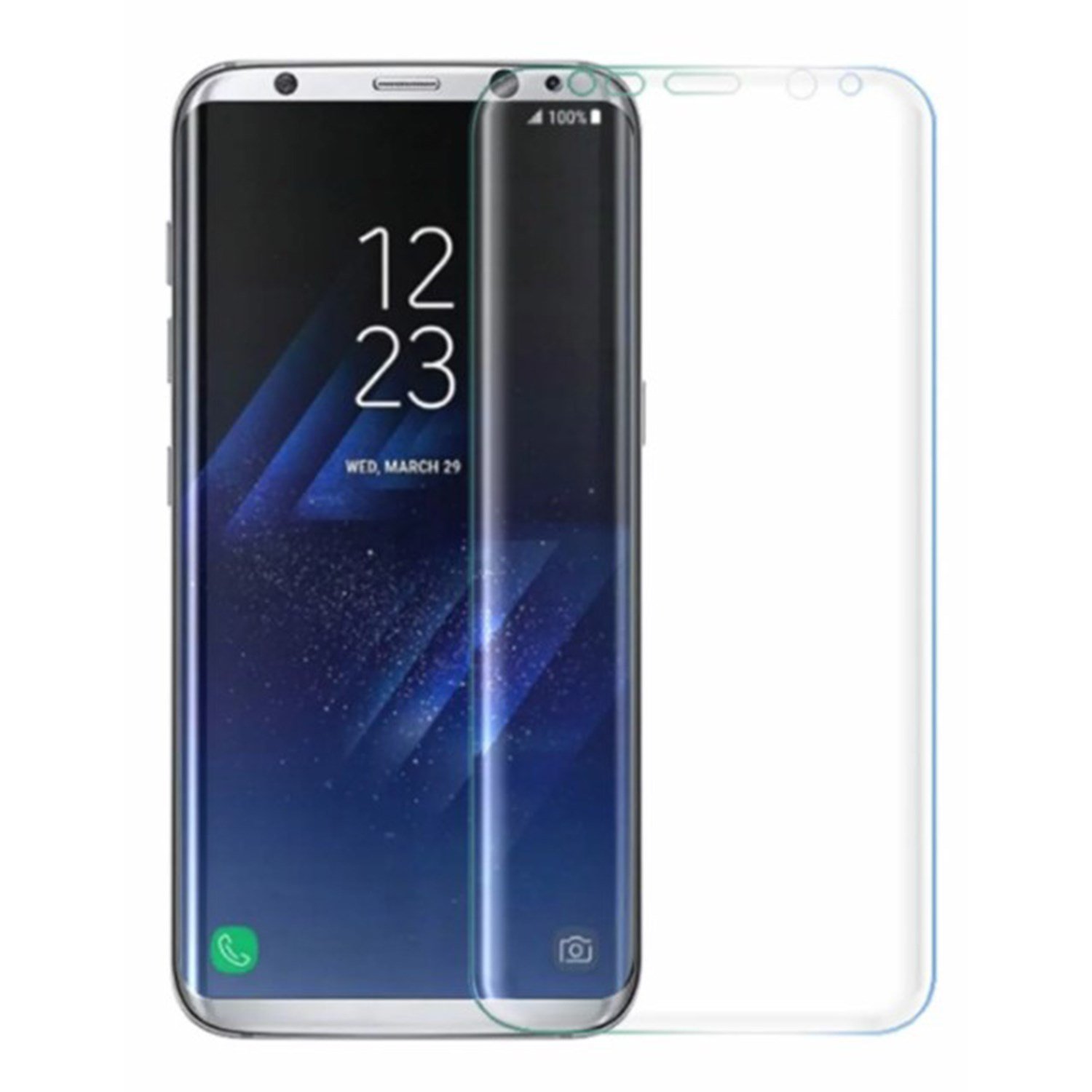 Nettech Samsung Galaxy G955 S8 Plus Uyumlu Full Glue Full Cam Koruyucu NT-28399