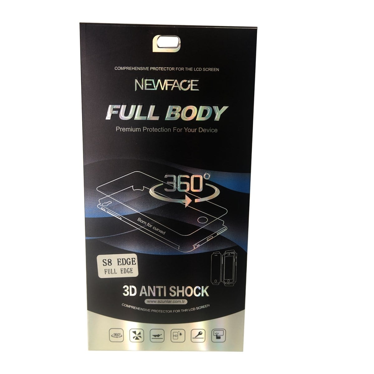 Nettech Samsung Galaxy G955 S8 Plus Uyumlu Ön ve Arka Koruma 360 Full Kaplama NT-15741