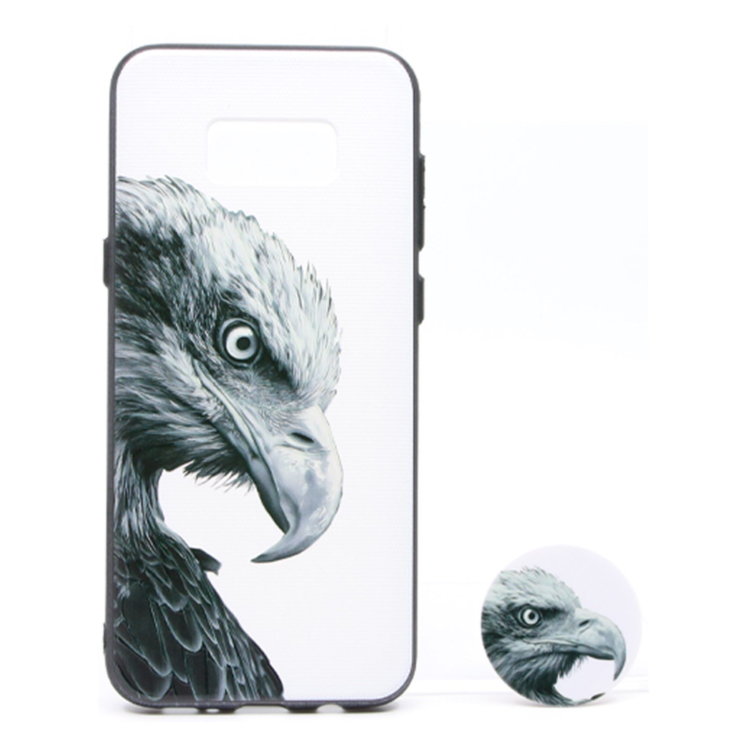 Nettech Samsung Galaxy G955 S8 Plus Uyumlu Desenli Popsocket Seri Arka Koruma Kılıf NT-79689