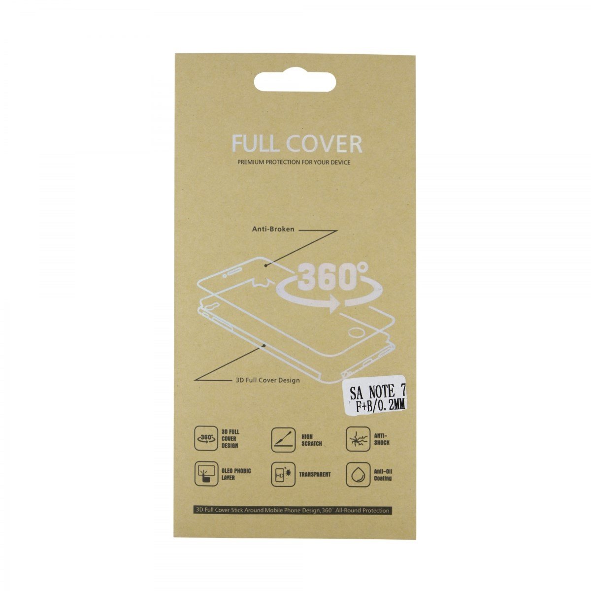 Nettech Samsung Galaxy I9220 Note Uyumlu Ön ve Arka Koruma 360 Full Kaplama NT-13449