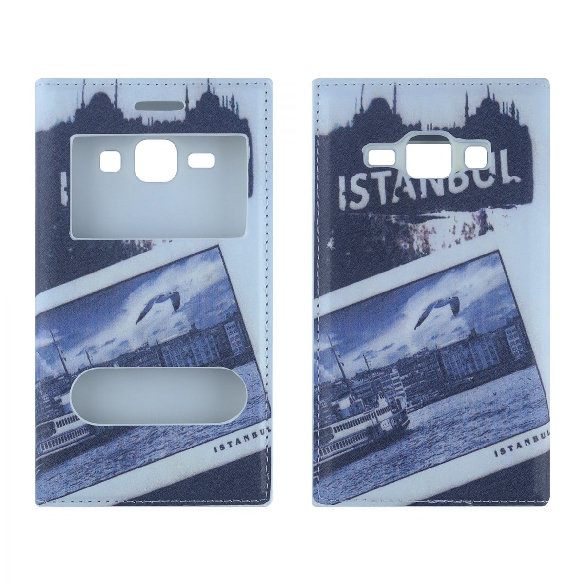 Nettech Samsung Galaxy J100 J1 Uyumlu Kapaklı Kılıf Kapaklı Kılıf NT-5414