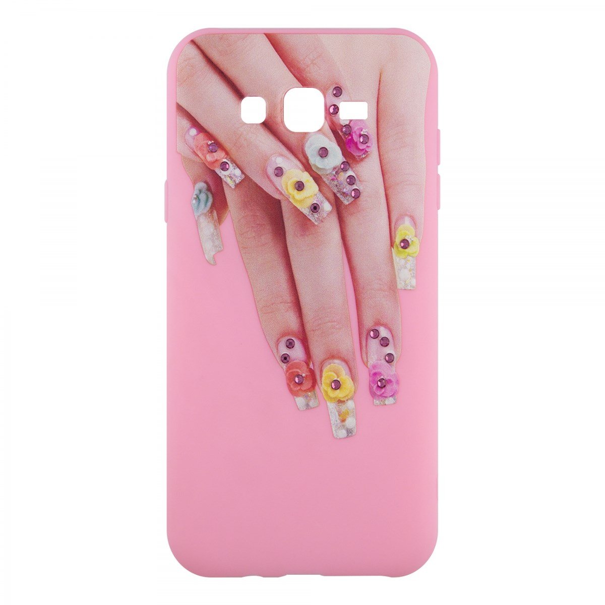 Nettech Samsung Galaxy J500 J5 Uyumlu Desenli Seri Arka Koruma Kılıf VR-9941