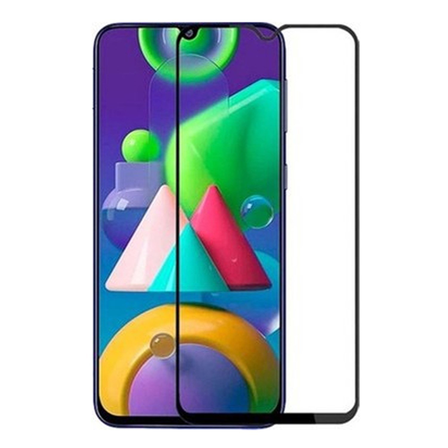 Nettech Samsung Galaxy M21 Uyumlu 5D Glas Full Cam Koruyucu NT-98561