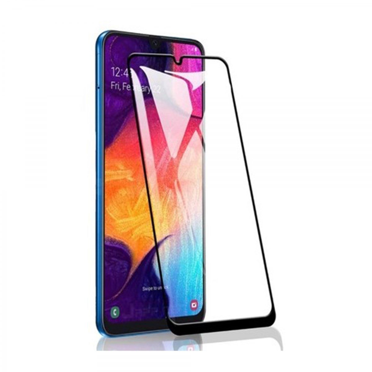 Nettech Samsung Galaxy M30 Uyumlu 5D Glas Full Cam Koruyucu VR-14850