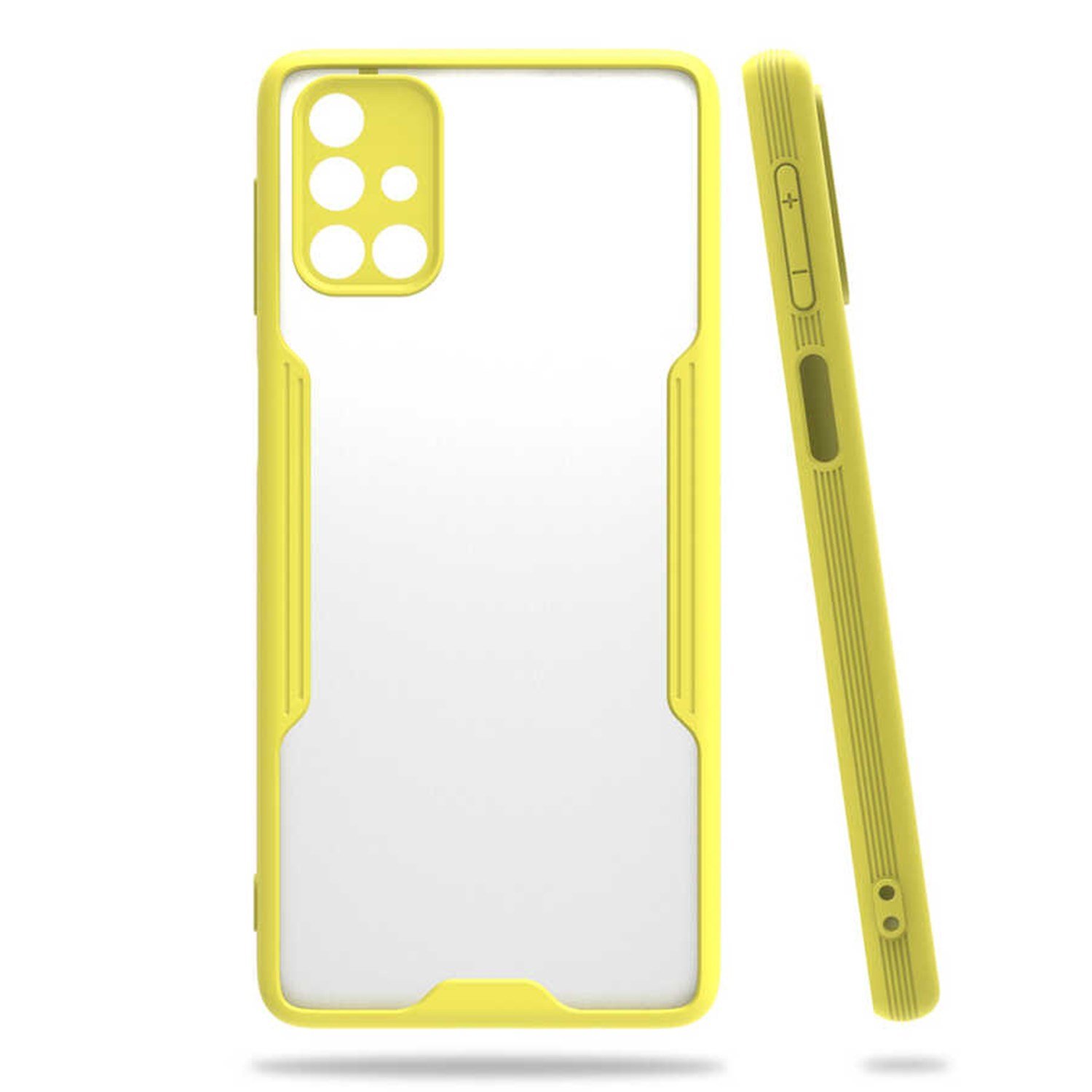 Nettech Samsung Galaxy M31S Uyumlu Platin Seri Arka Koruma Kılıf NT-84389