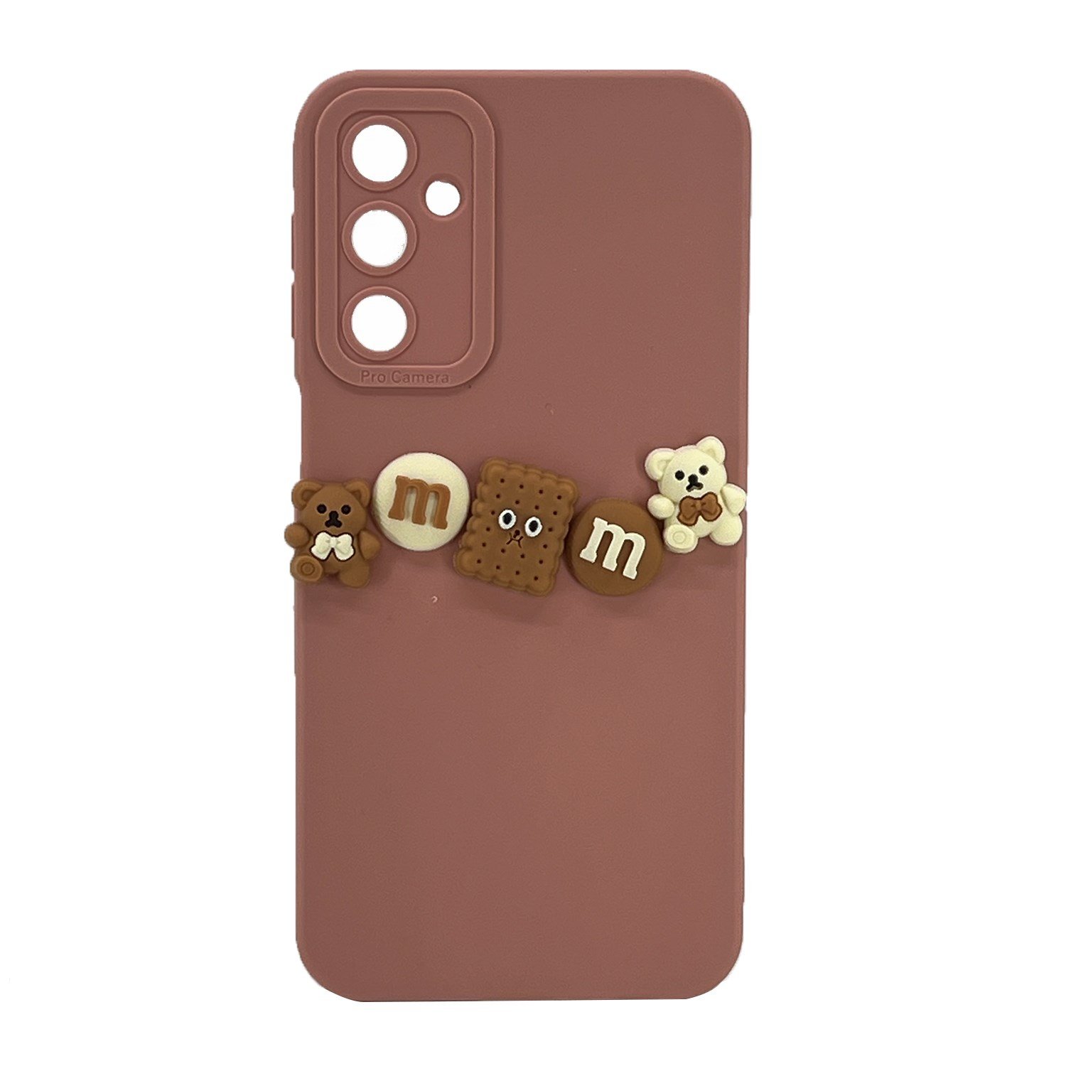 Nettech Samsung Galaxy M34 Uyumlu Lüx Bear Arka Koruma Kılıf NT-105810