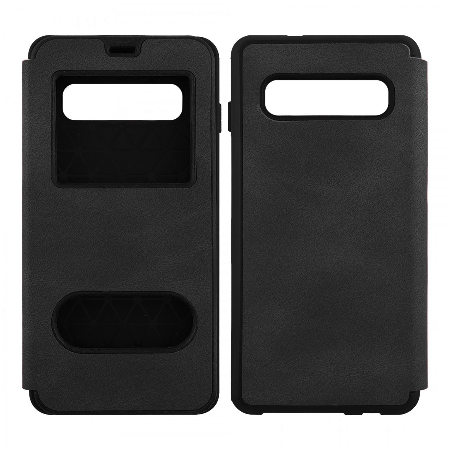 Nettech Samsung Galaxy S10 Uyumlu Pencereli Kapaklı Kılıf VR-14092