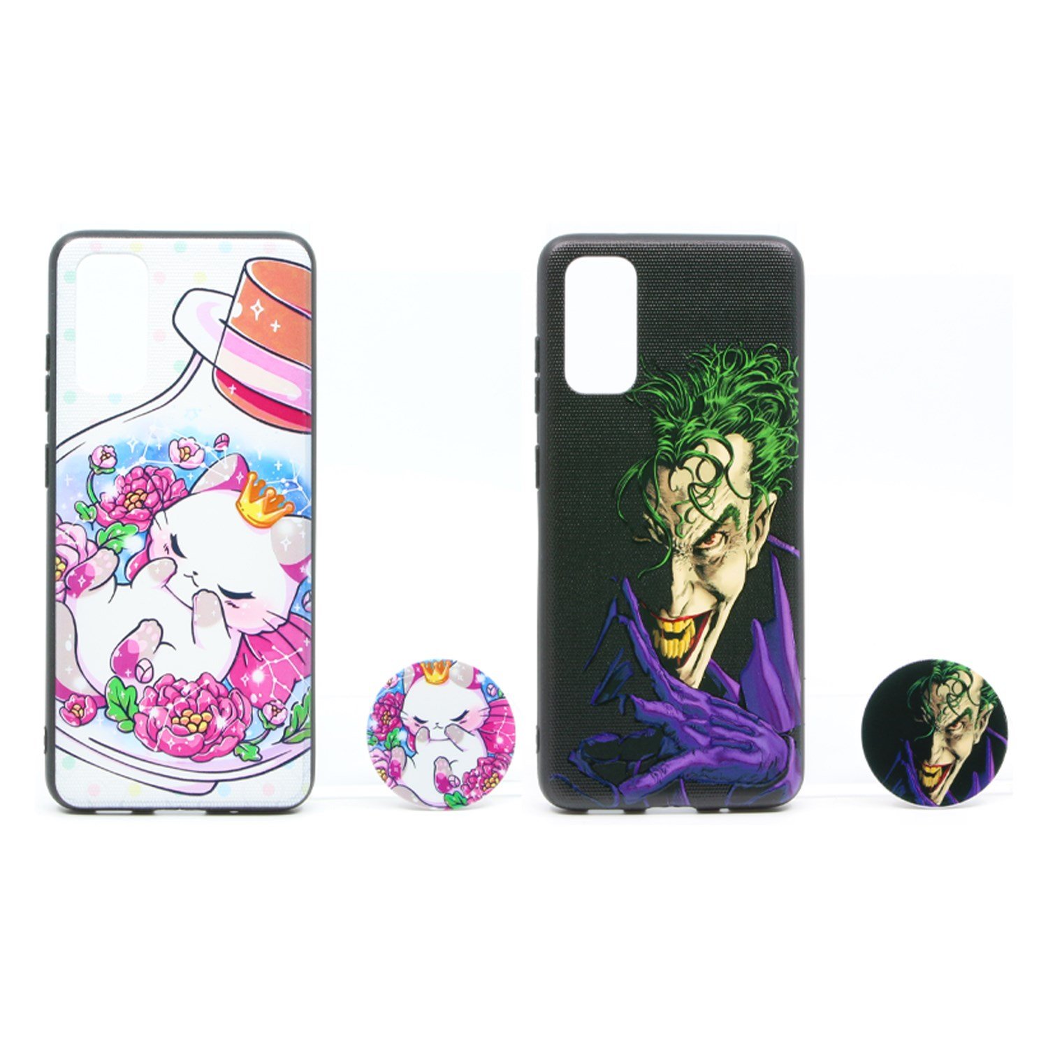Nettech Samsung Galaxy S11E Uyumlu Desenli Popsocket Seri Arka Koruma Kılıf NT-79701