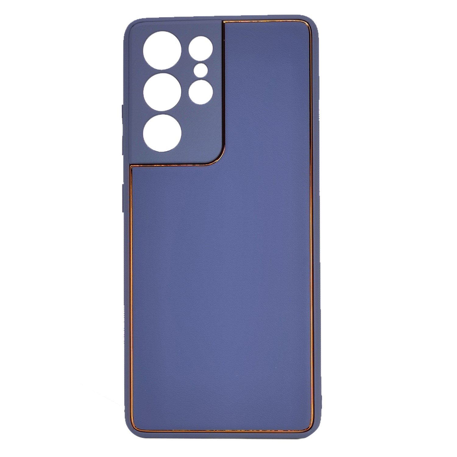 Nettech Samsung Galaxy S21 Ultra Uyumlu Coco Leather Seri Arka Koruma Kılıf NT-93507