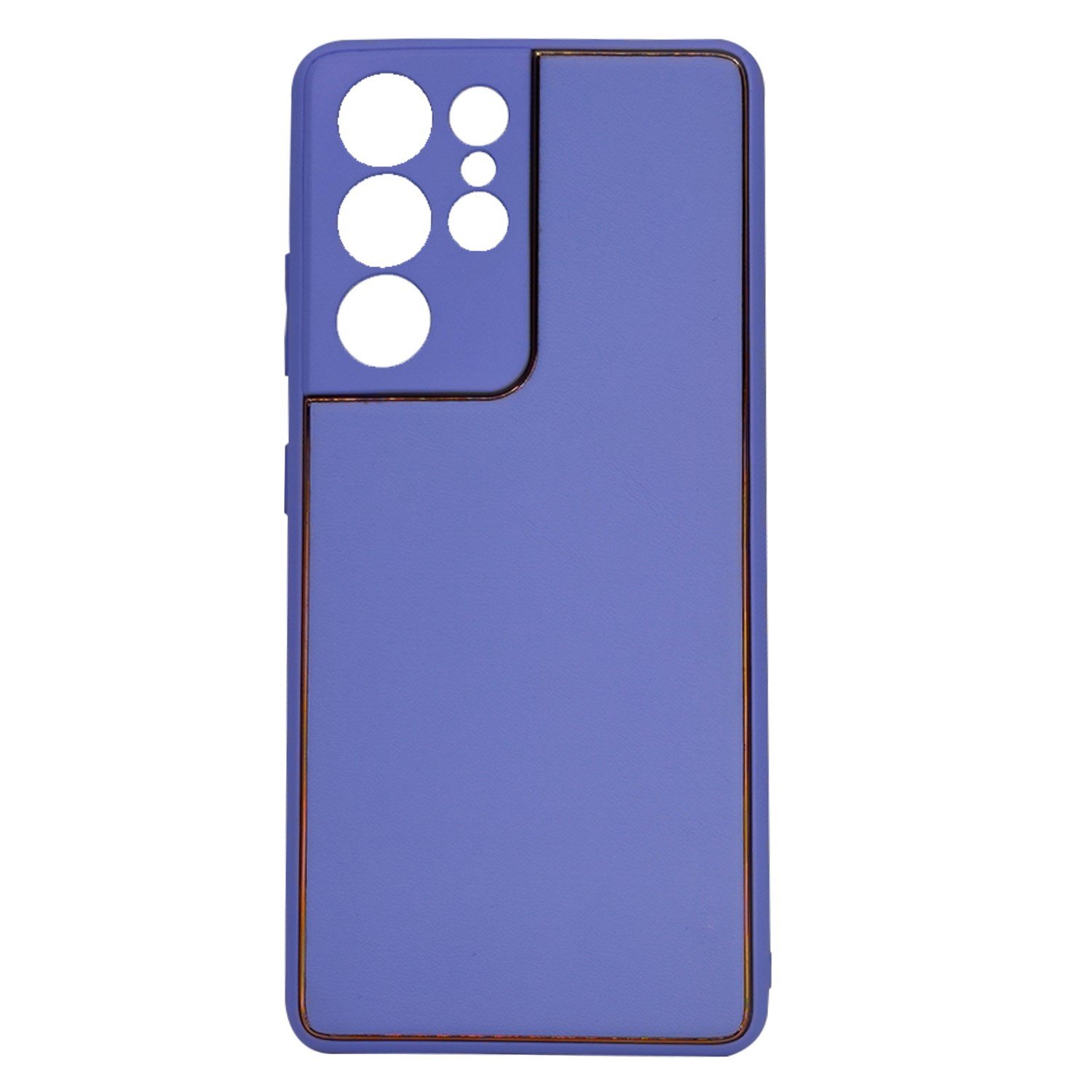 Nettech Samsung Galaxy S21 Ultra Uyumlu Coco Leather Seri Arka Koruma Kılıf NT-93507