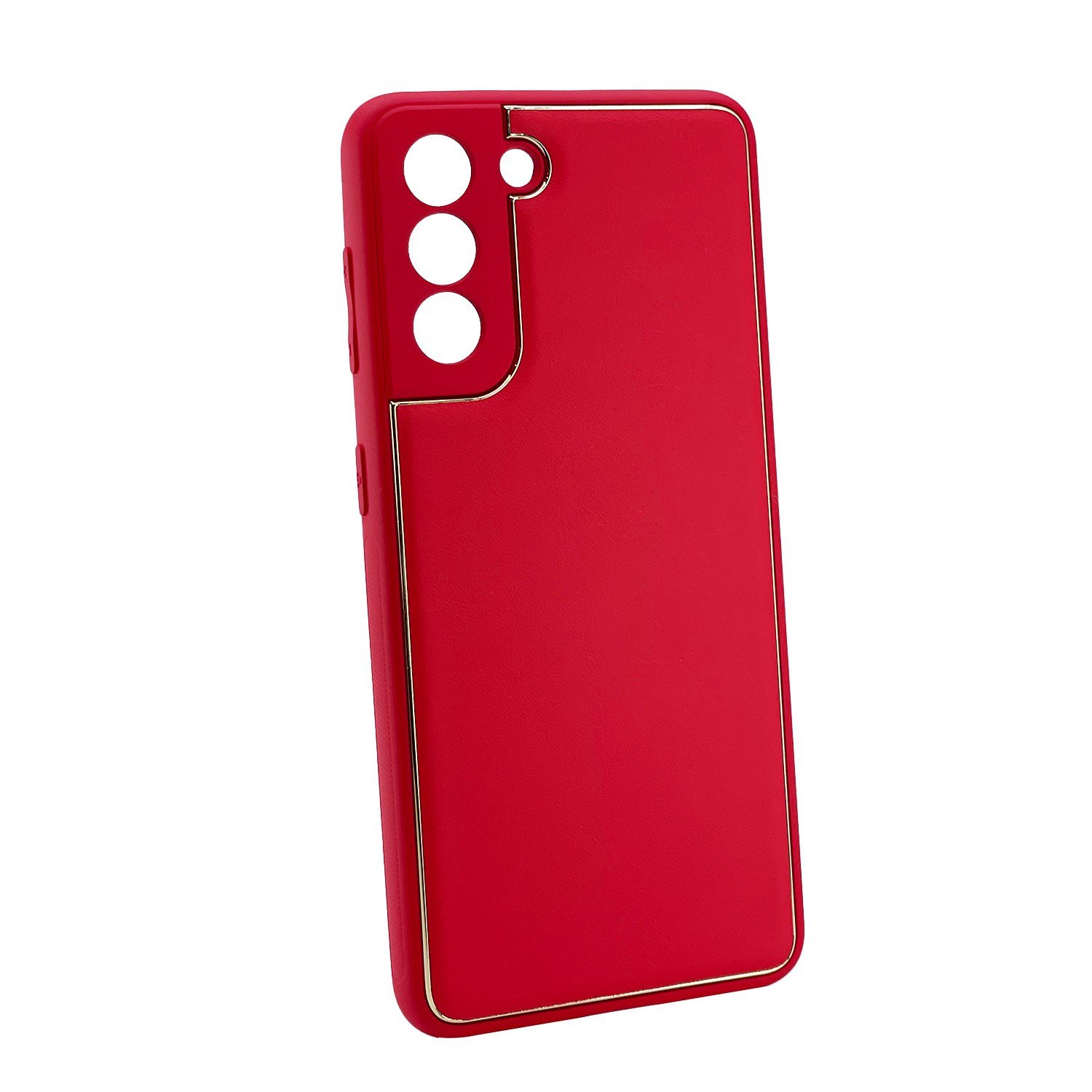 Nettech Samsung Galaxy S21 Uyumlu Coco Leather Seri Arka Koruma Kılıf NT-87819