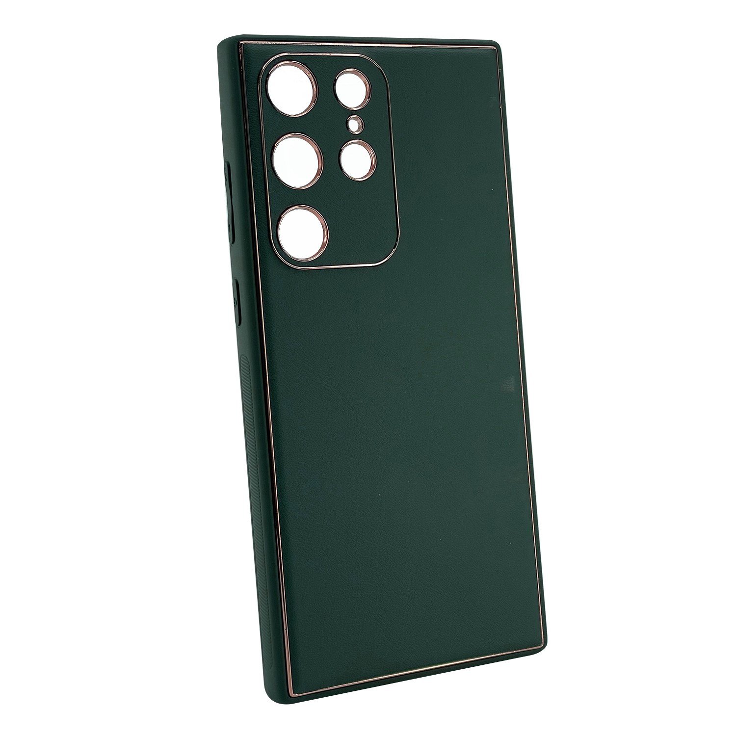 Nettech Samsung Galaxy S22 Ultra Uyumlu Coco Leather Seri Arka Koruma Kılıf NT-93525