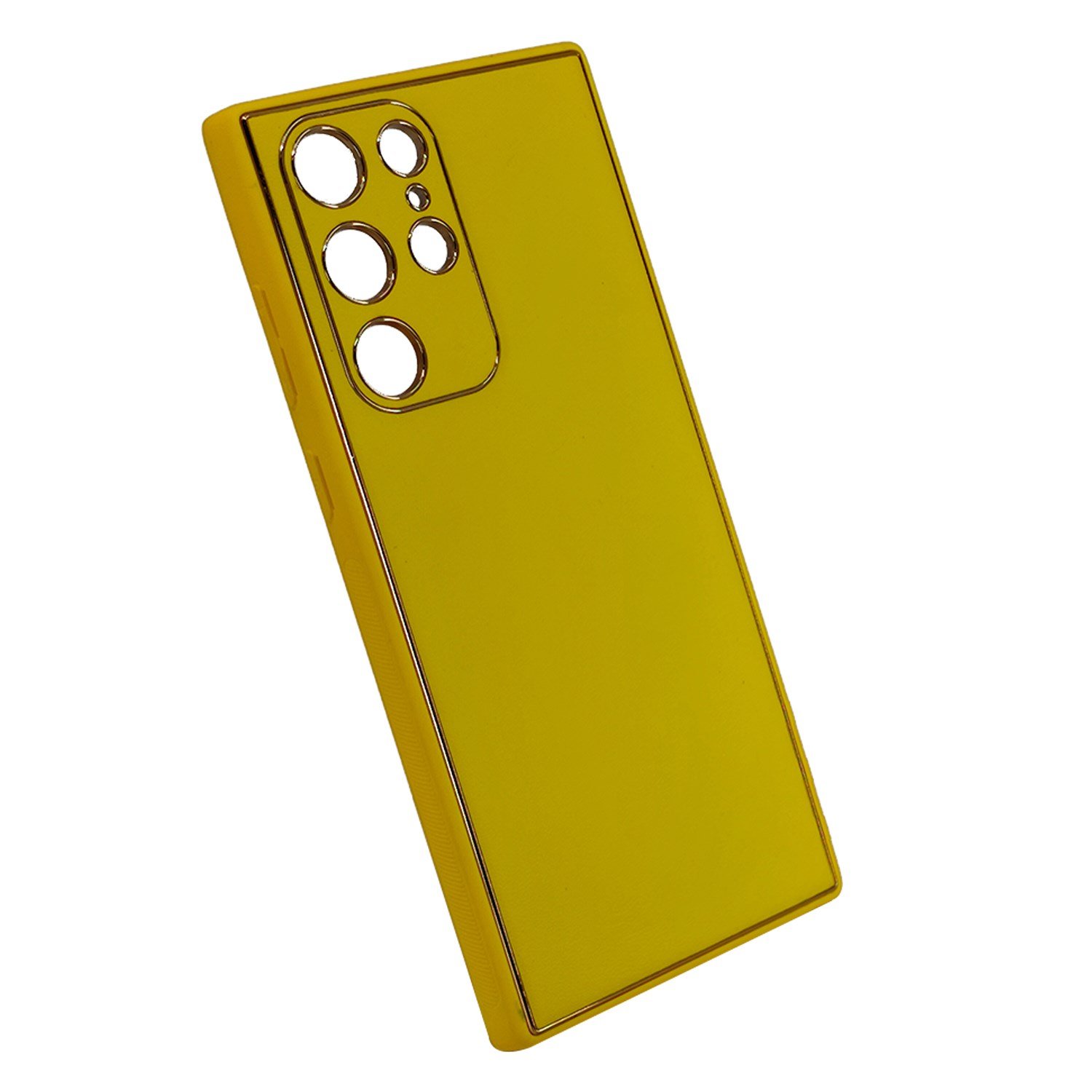 Nettech Samsung Galaxy S22 Ultra Uyumlu Coco Leather Seri Arka Koruma Kılıf NT-93525