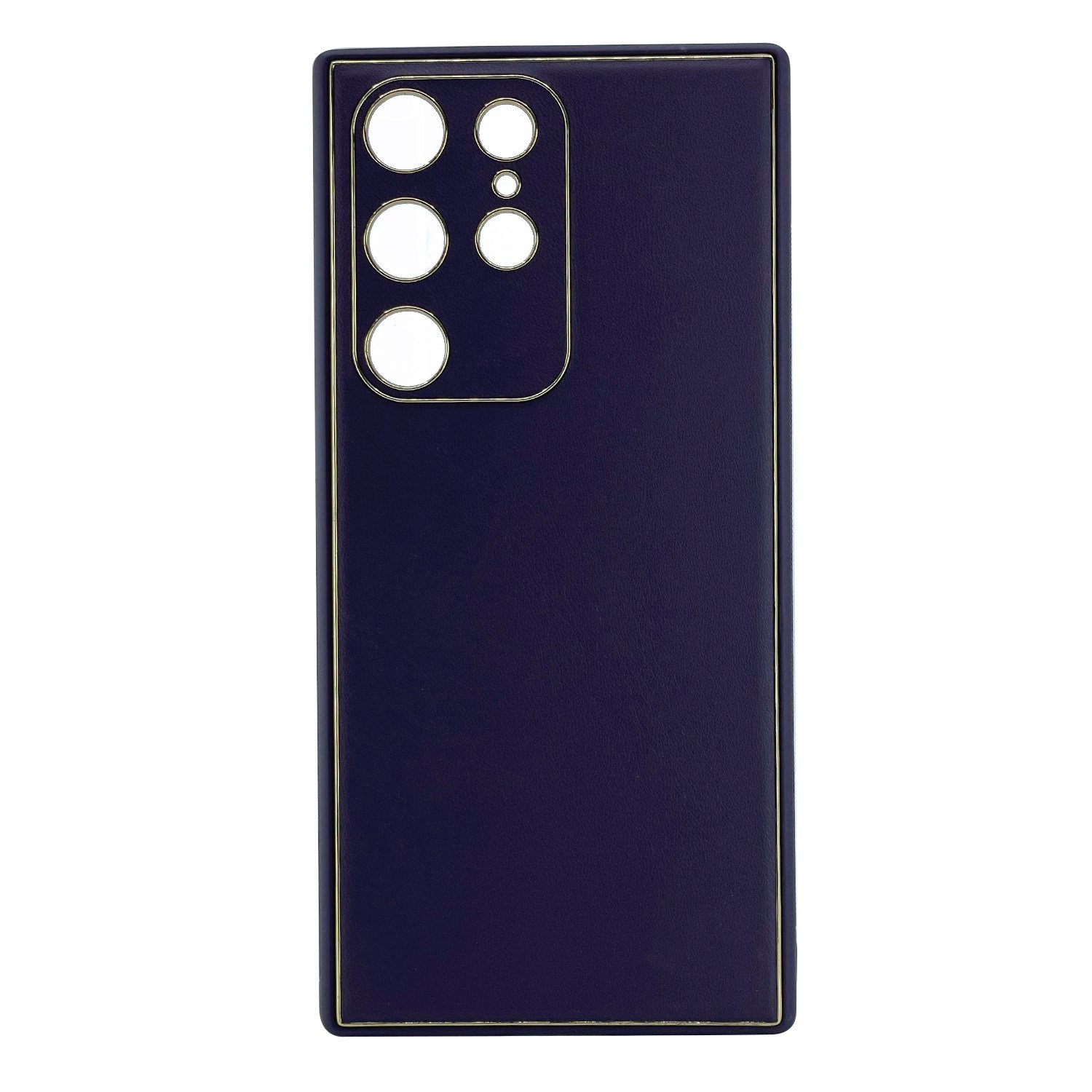 Nettech Samsung Galaxy S22 Ultra Uyumlu Coco Leather Seri Arka Koruma Kılıf NT-93525
