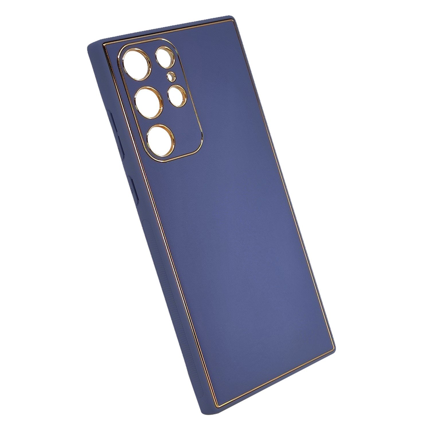 Nettech Samsung Galaxy S22 Ultra Uyumlu Coco Leather Seri Arka Koruma Kılıf NT-93525