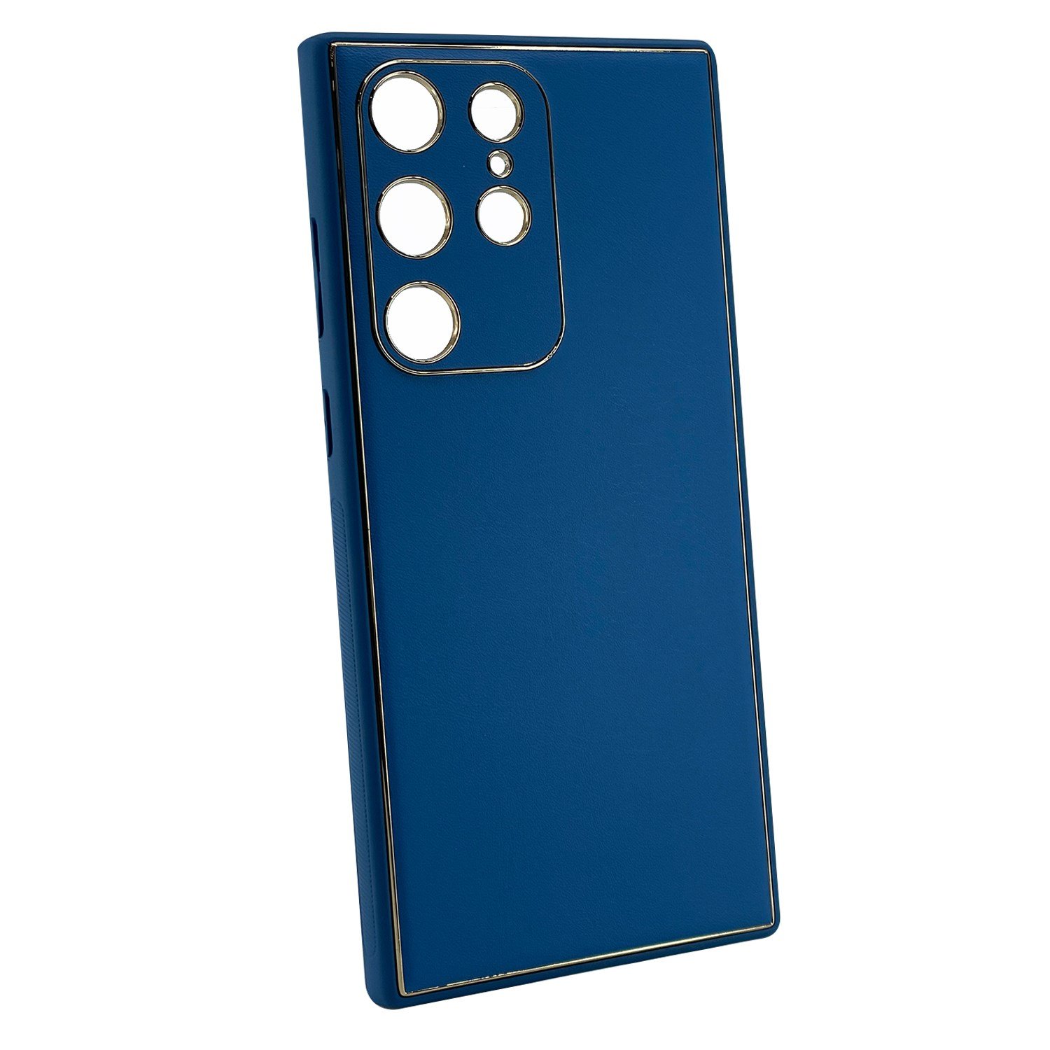 Nettech Samsung Galaxy S22 Ultra Uyumlu Coco Leather Seri Arka Koruma Kılıf NT-93525