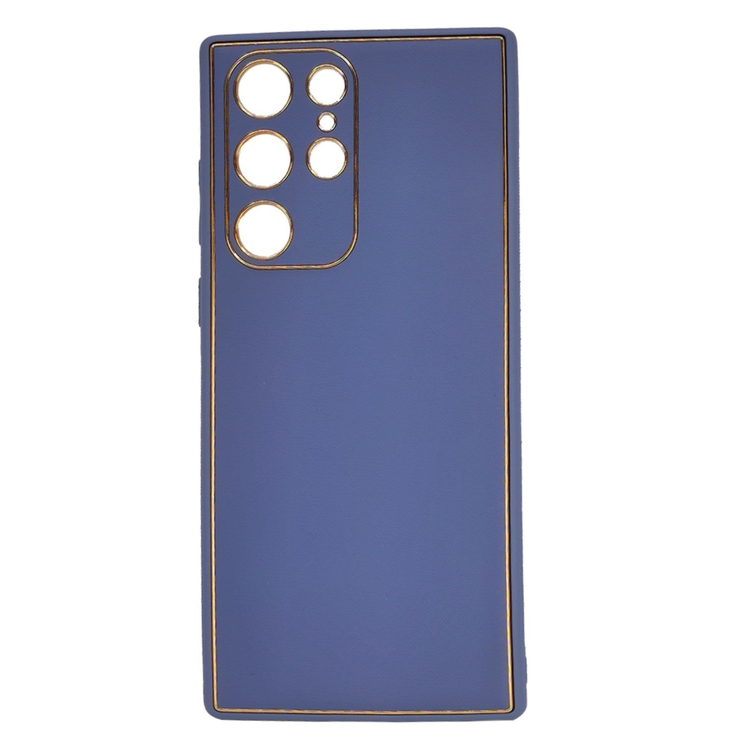 Nettech Samsung Galaxy S22 Ultra Uyumlu Coco Leather Seri Arka Koruma Kılıf NT-93525