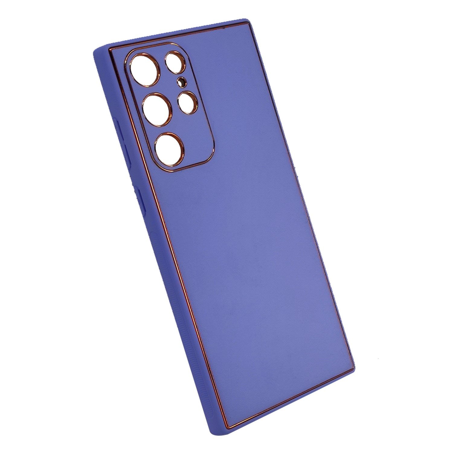 Nettech Samsung Galaxy S22 Ultra Uyumlu Coco Leather Seri Arka Koruma Kılıf NT-93525