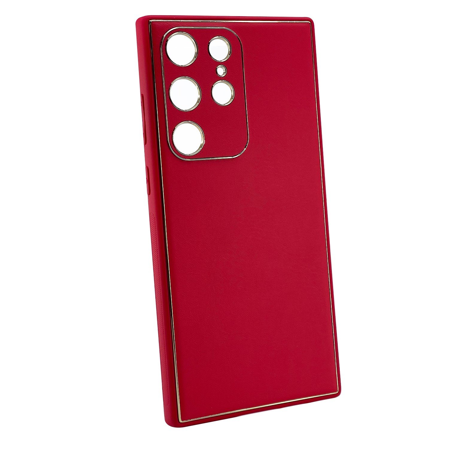 Nettech Samsung Galaxy S23 Ultra Uyumlu Coco Leather Seri Arka Koruma Kılıf NT-99843
