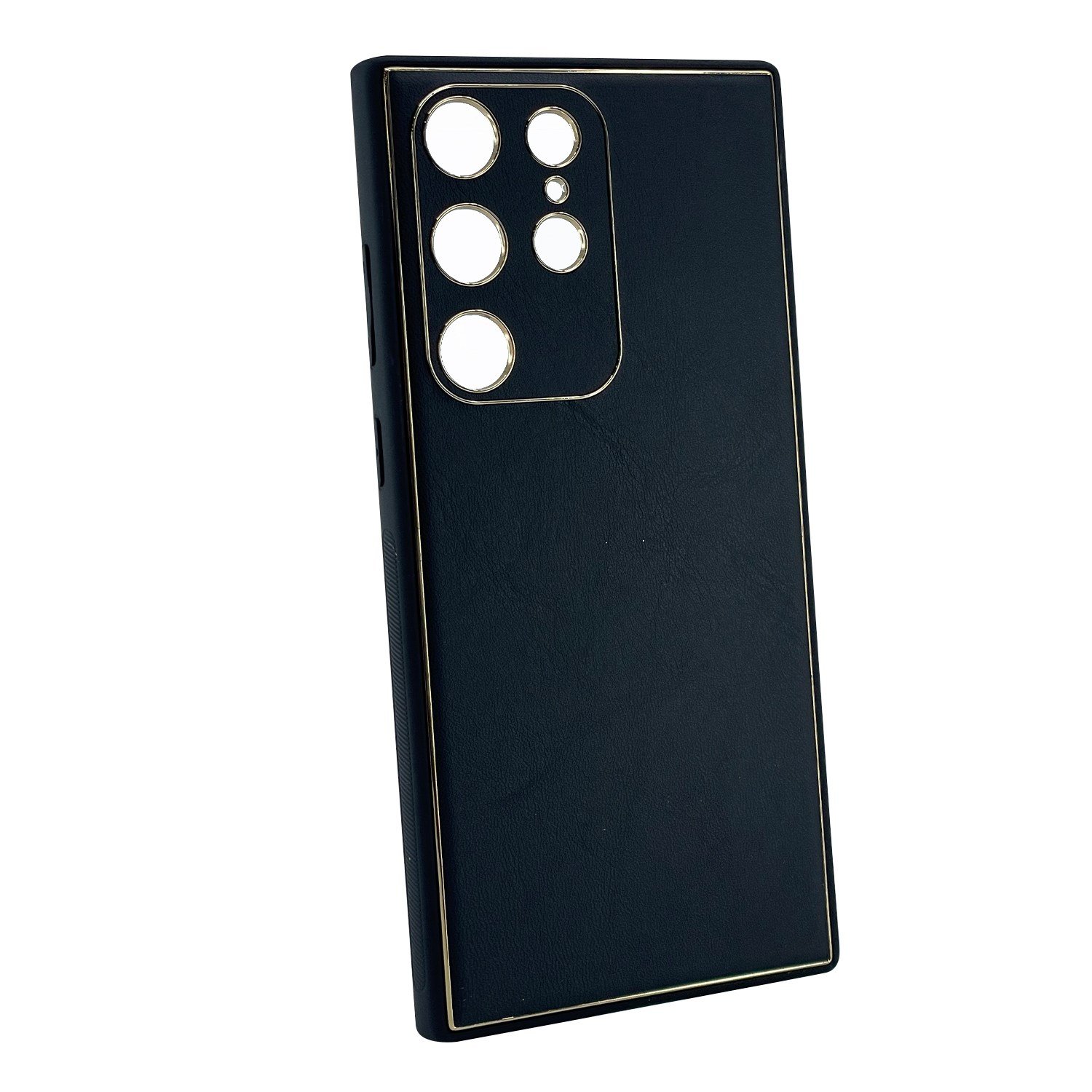 Nettech Samsung Galaxy S23 Ultra Uyumlu Coco Leather Seri Arka Koruma Kılıf NT-99843