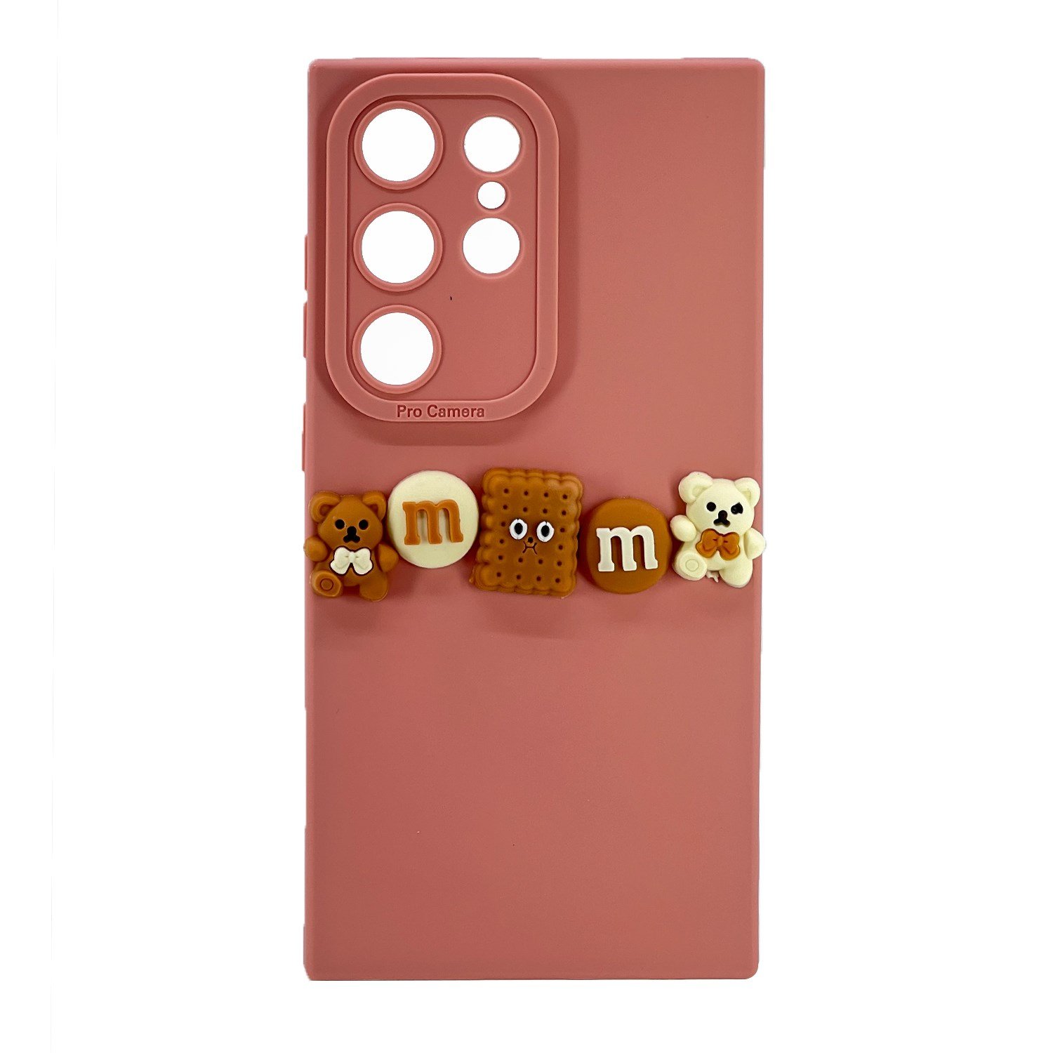 Nettech Samsung Galaxy S24 Ultra Uyumlu Lüx Bear Arka Koruma Kılıf NT-105133