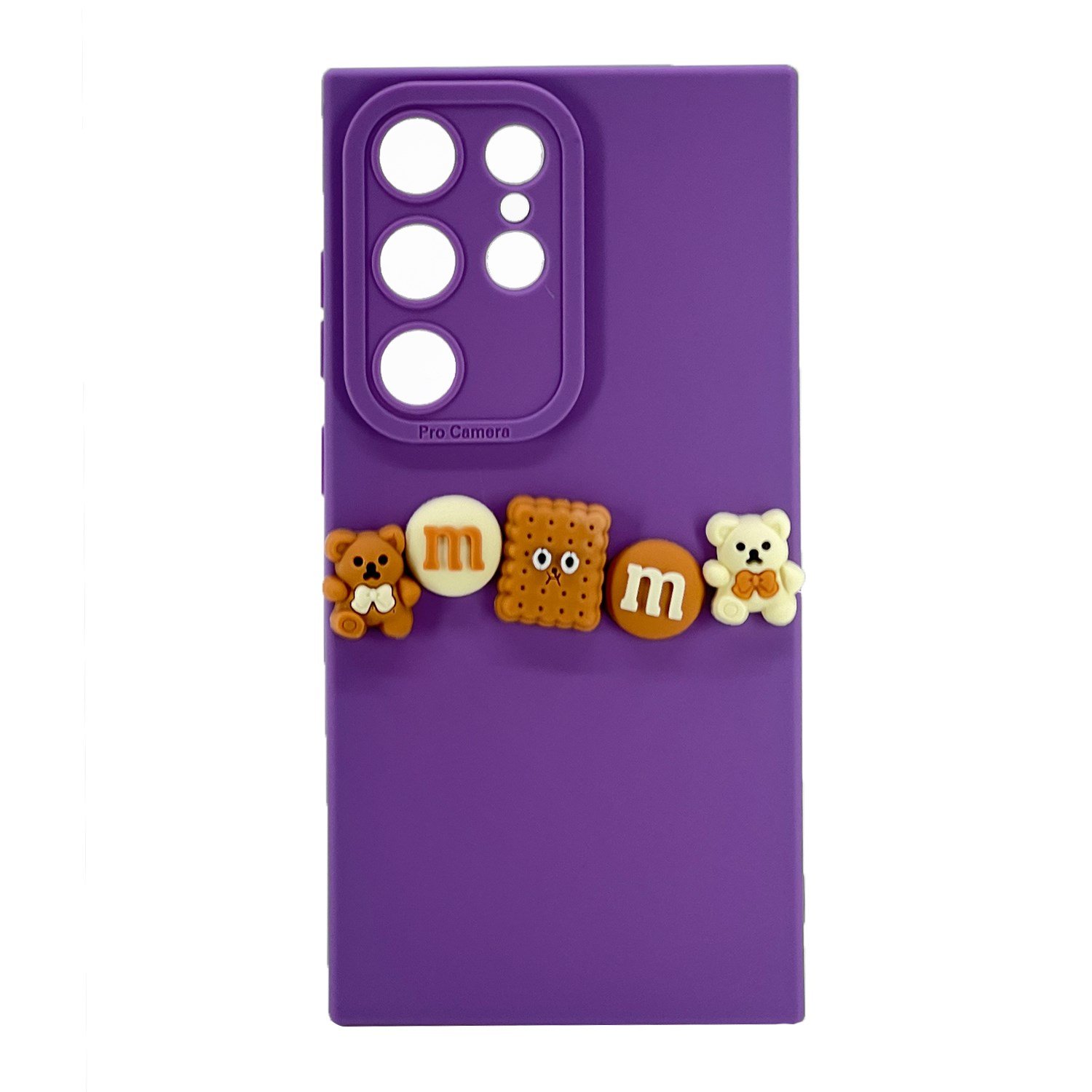 Nettech Samsung Galaxy S24 Ultra Uyumlu Lüx Bear Arka Koruma Kılıf NT-105133
