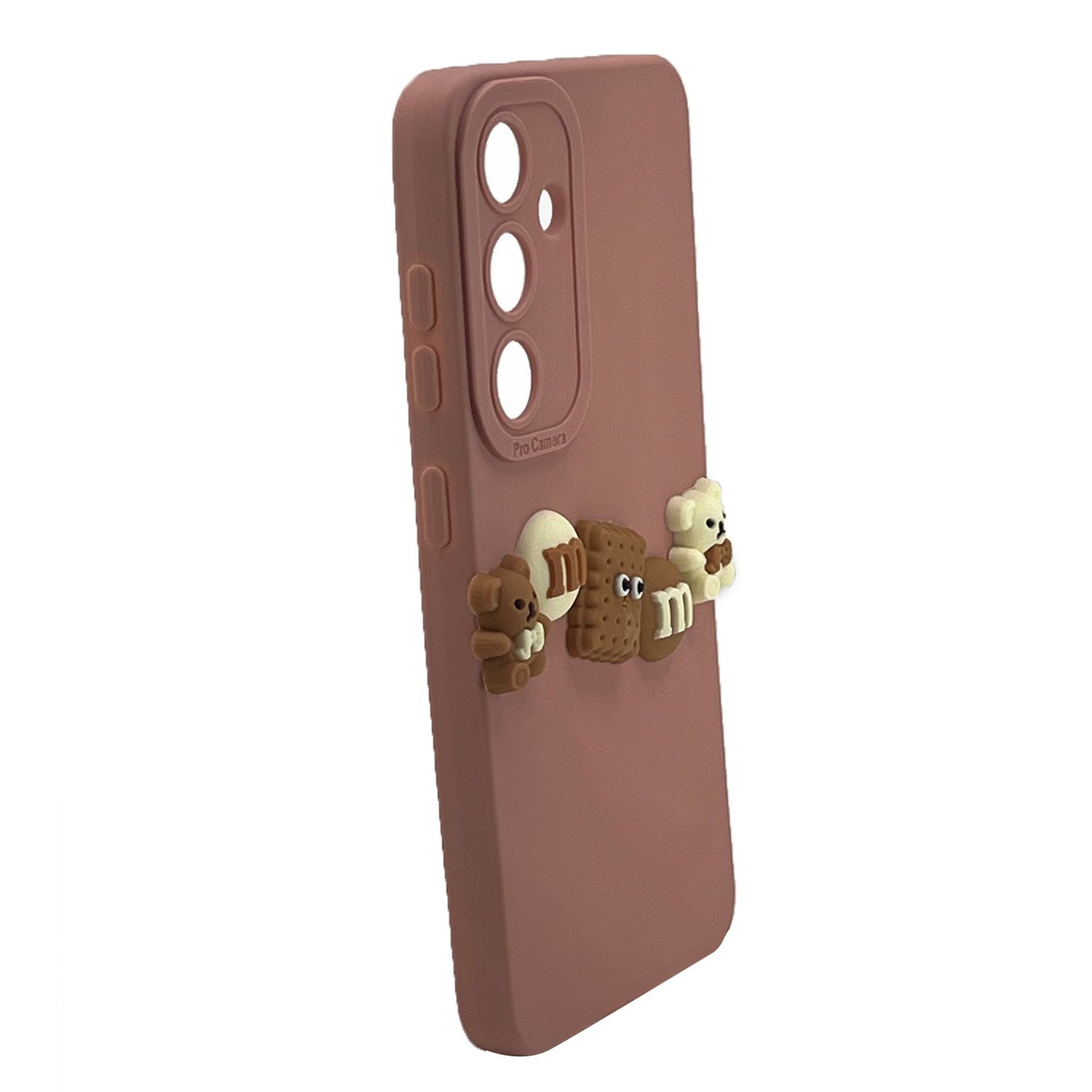 Nettech Samsung Galaxy S24 Uyumlu Lüx Bear Arka Koruma Kılıf NT-105143