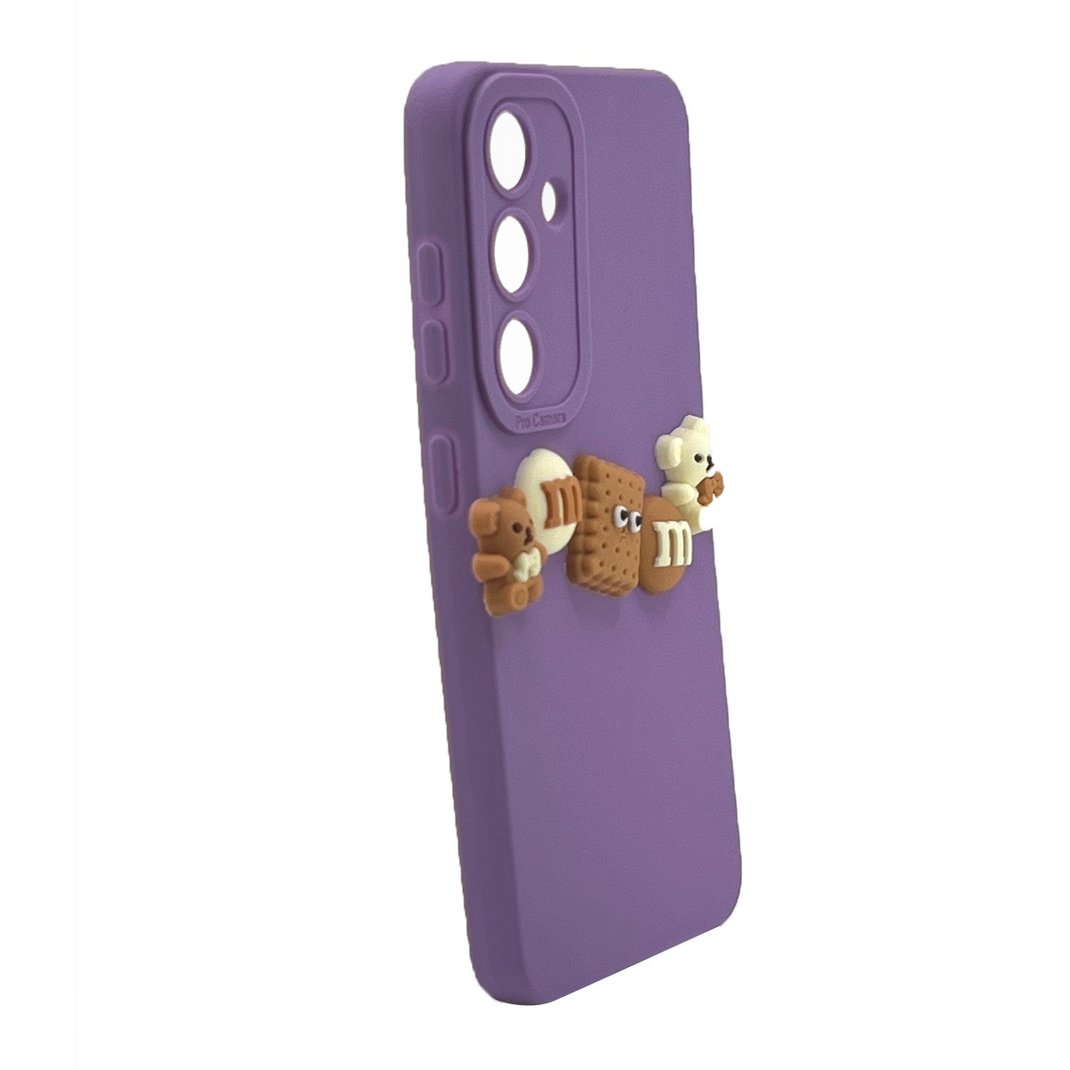 Nettech Samsung Galaxy S24 Uyumlu Lüx Bear Arka Koruma Kılıf NT-105143